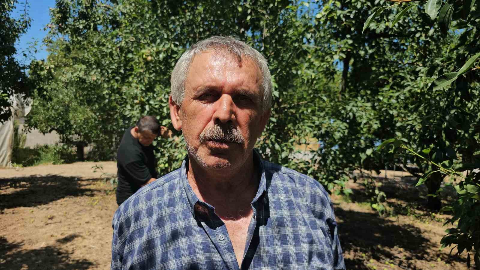 Emekli madenci Bursa&rsquo;da kurduğu armut bahçesinden 80 tonluk hasat bekliyor