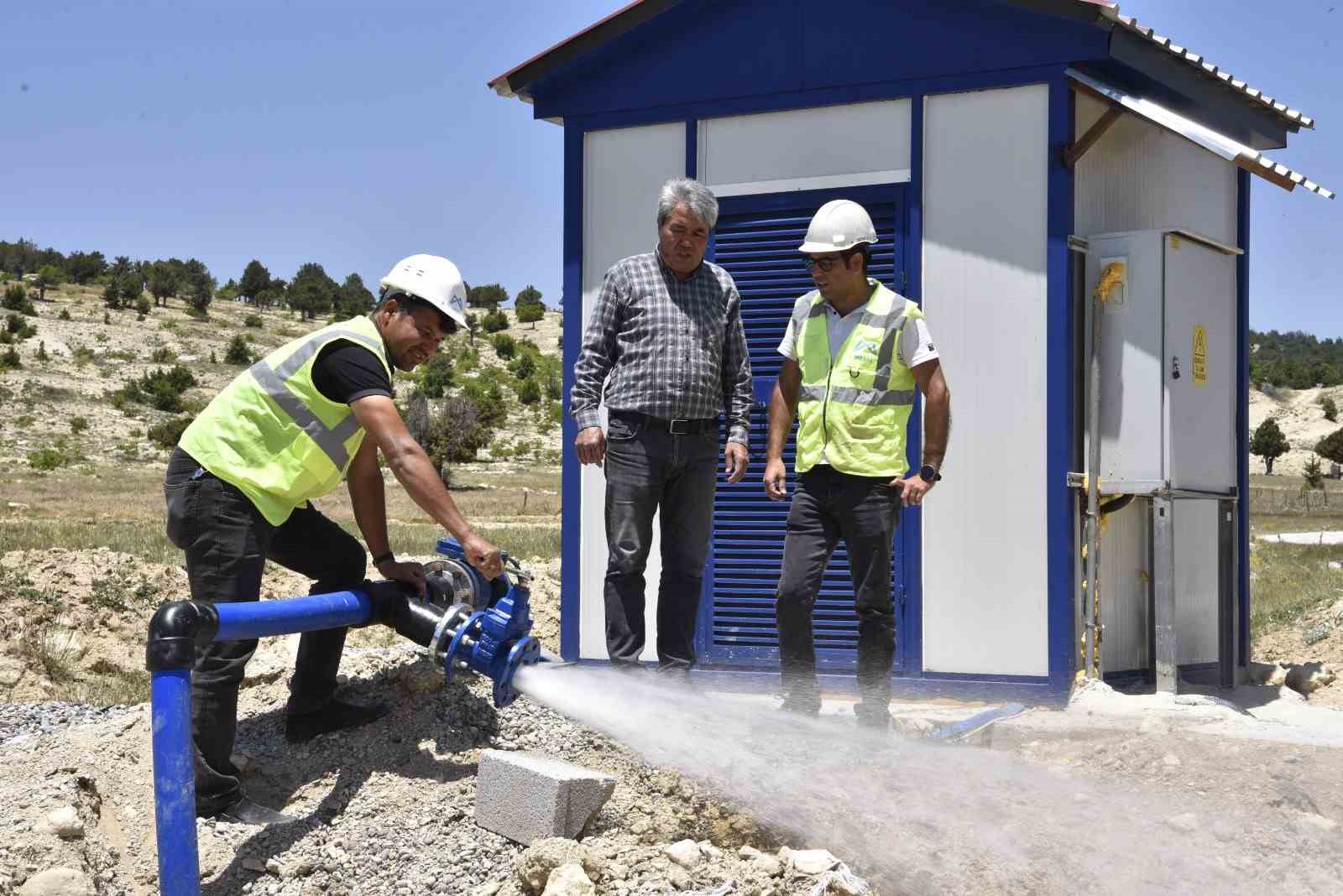 MESKİ, Güzeloluk Mahallesi’nde su teminini güvence altına aldı