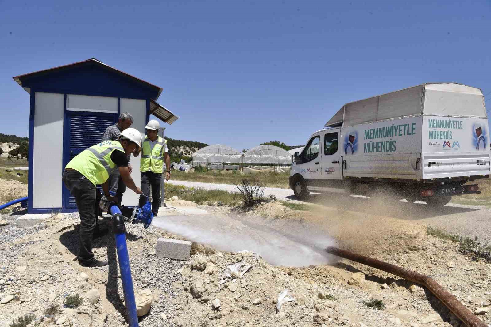 MESKİ, G&uuml;zeloluk Mahallesi&rsquo;nde su teminini g&uuml;vence altına aldı
