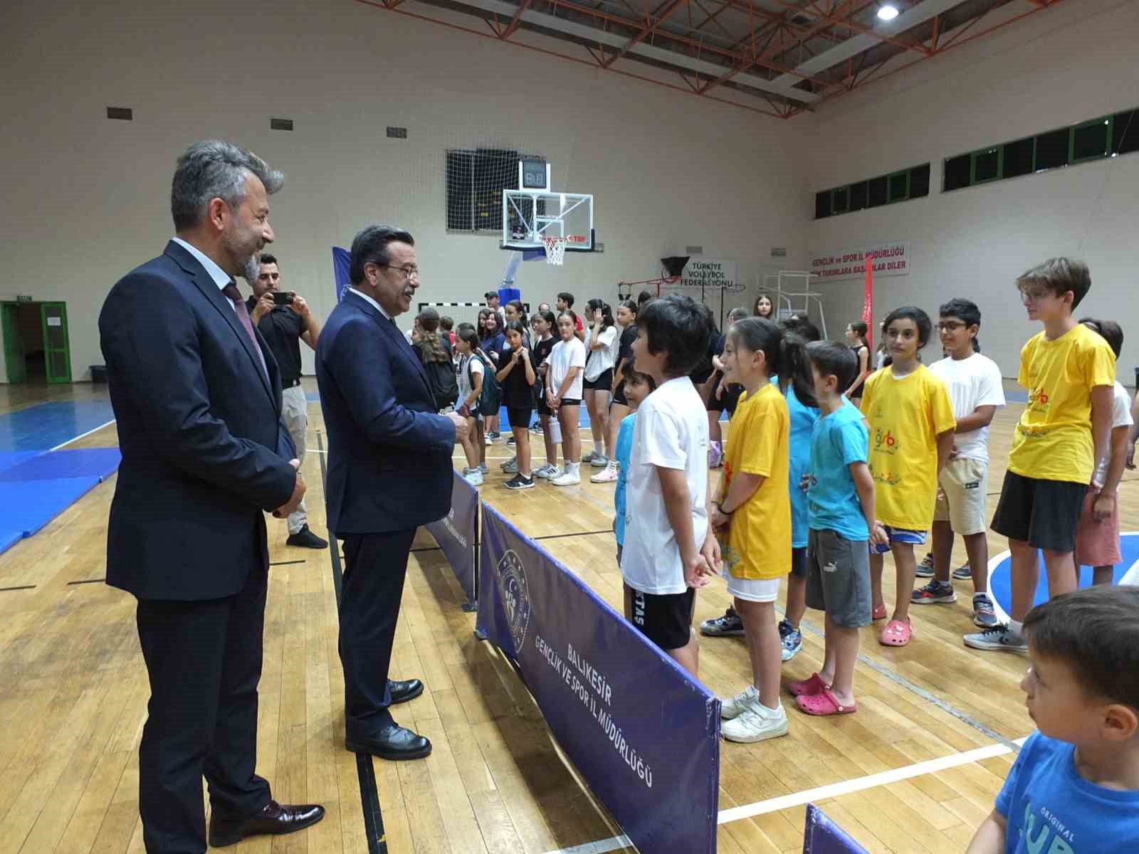 Balıkesir’de Yaz Spor Okullarına 1500 çocuk katılıyor