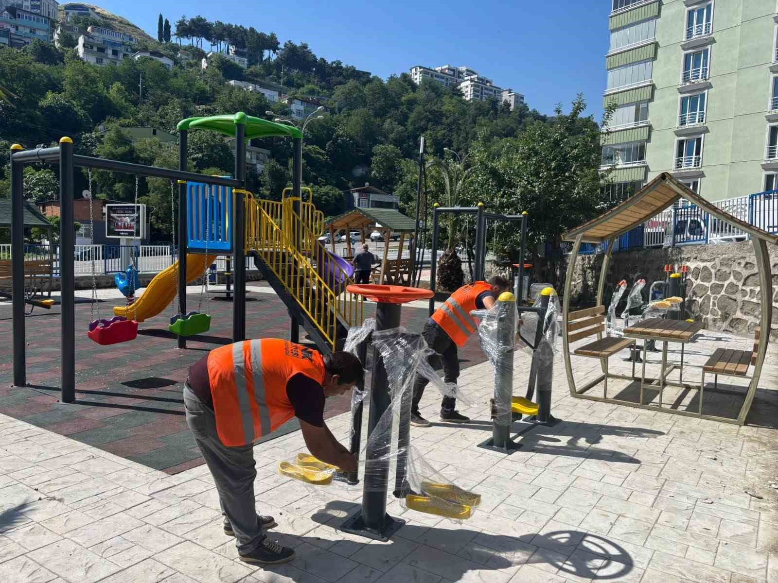 Canik’te 77. park hizmete sunuldu