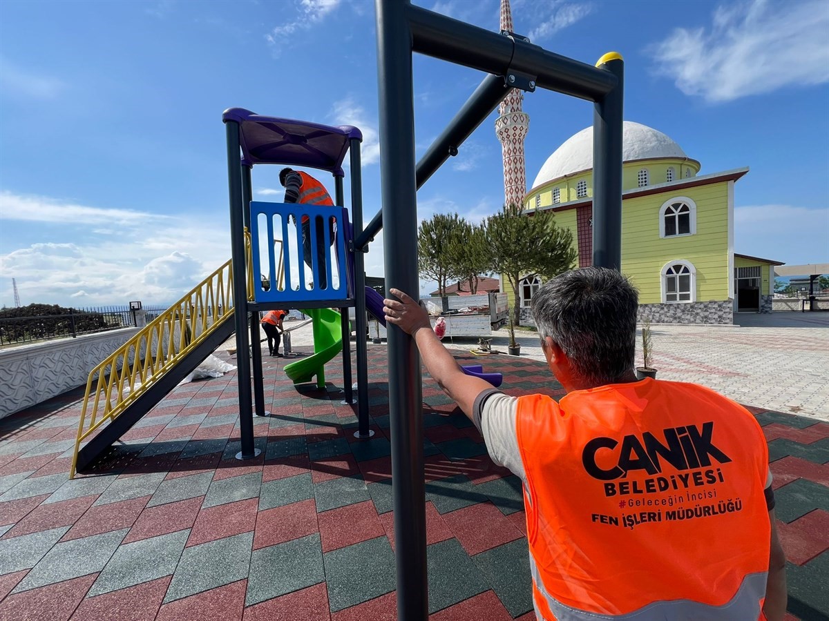 Canik’te 77. park hizmete sunuldu