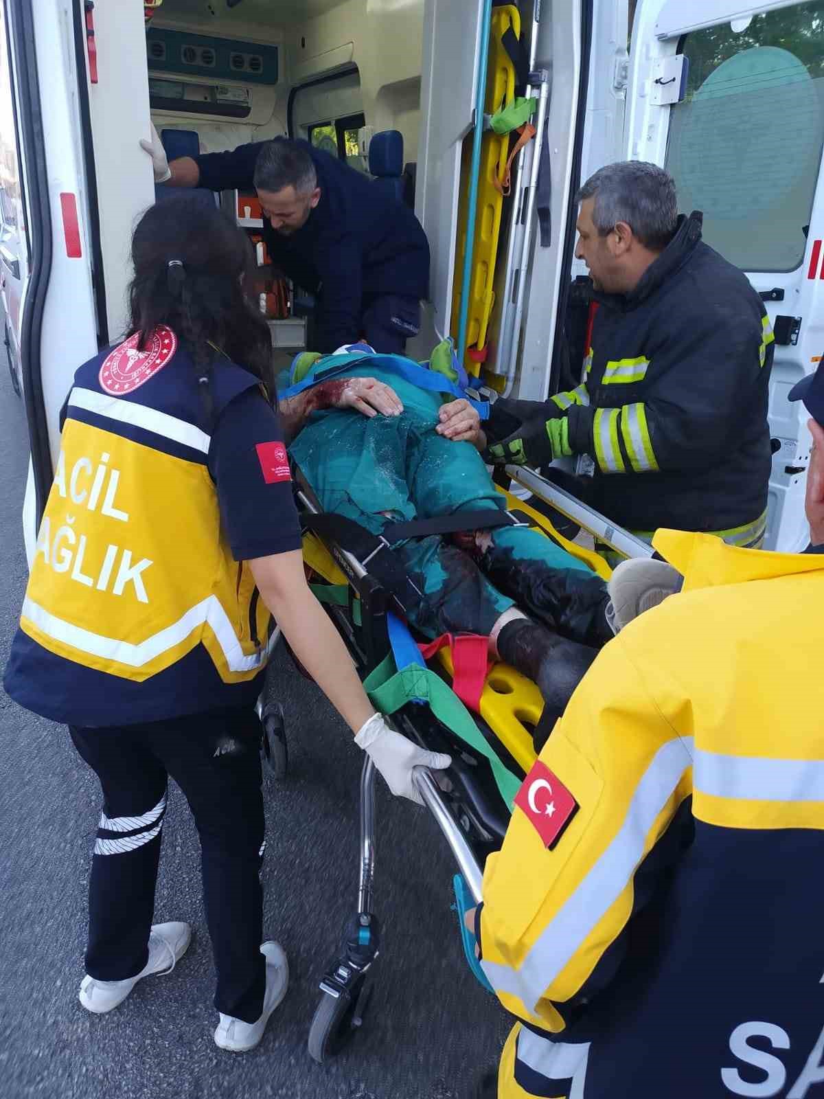 Bayburt&rsquo;ta trafik kazası: 1 yaralı
