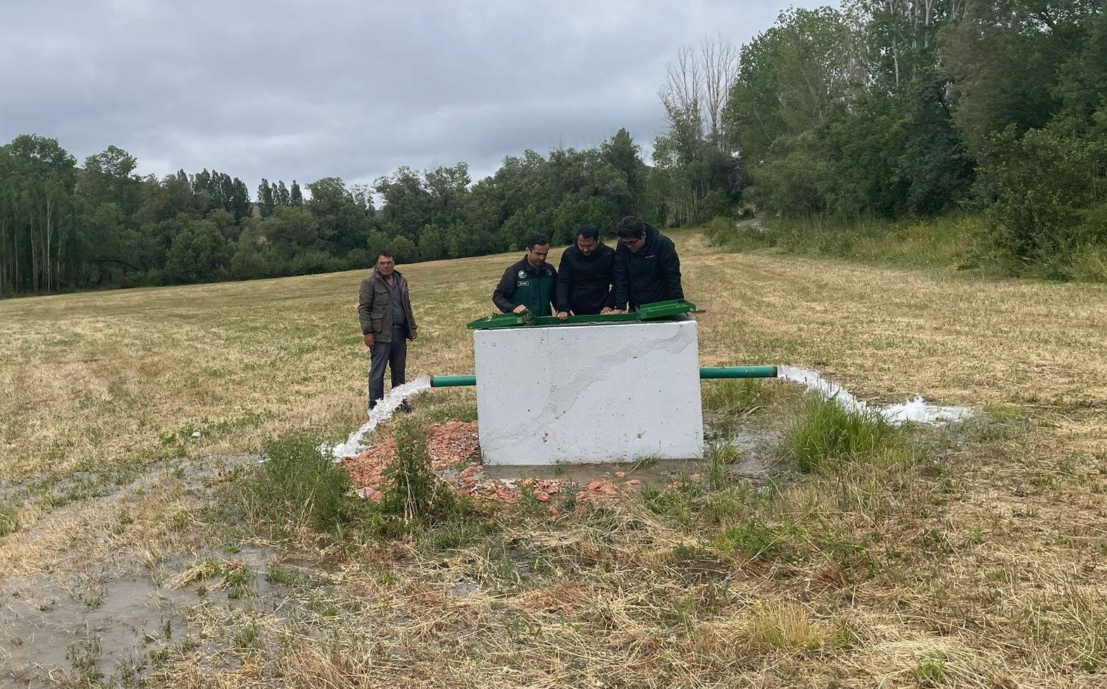 D&ouml;vmekaya G&ouml;leti sulama inşaatının ge&ccedil;ici kabul&uuml; ger&ccedil;ekleştirildi
