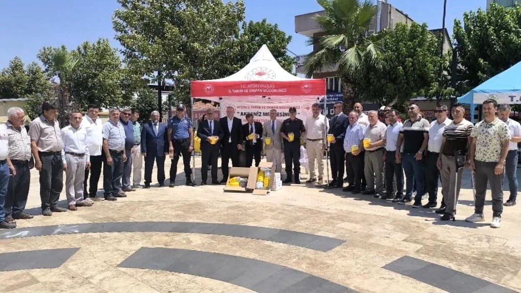 Köşk’te Akdeniz Meyve Sineği Tuzağı dağıtım töreni yapıldı