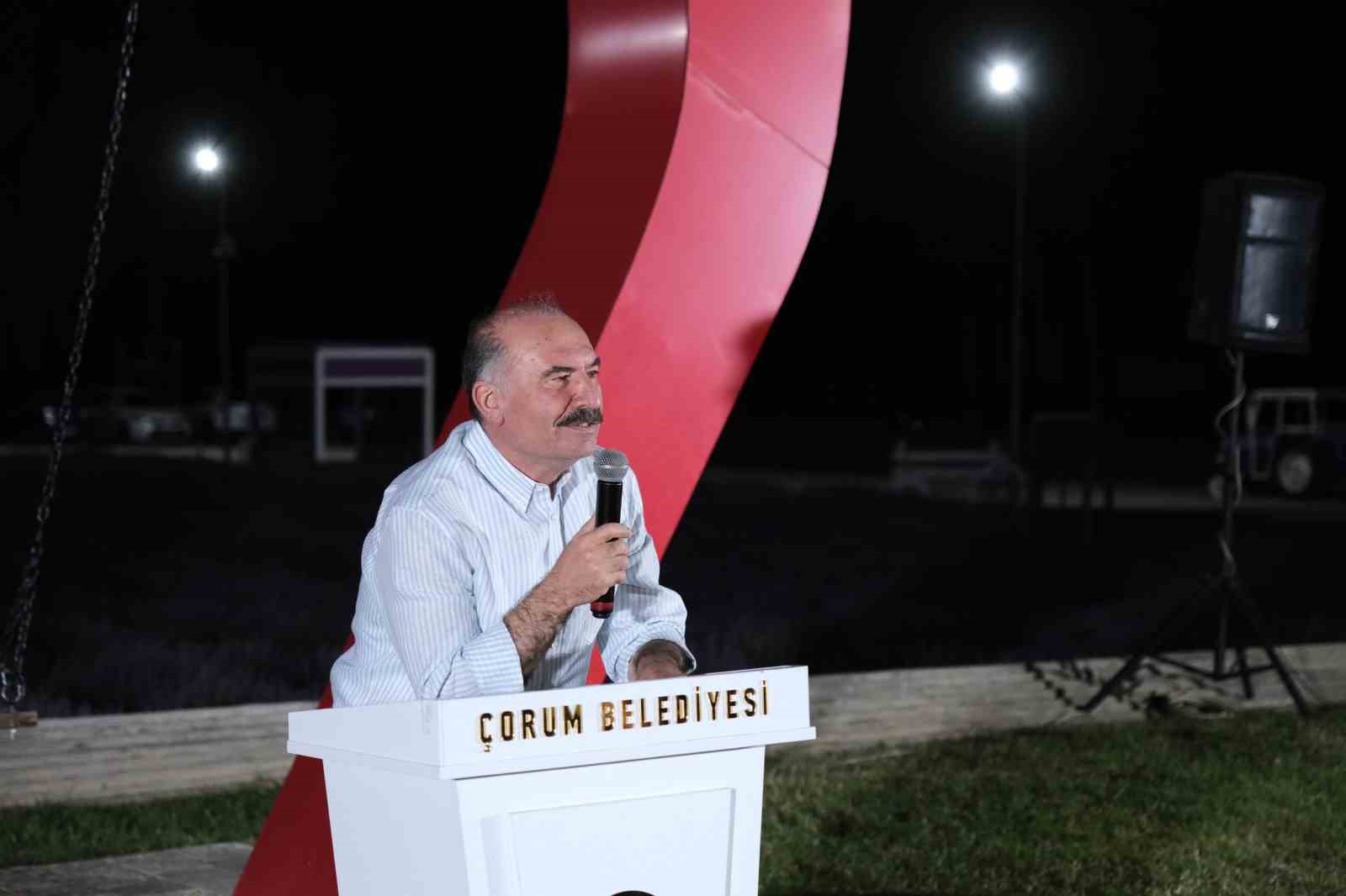 Çorum’da lavanta bahçesinde şiir dolu gece