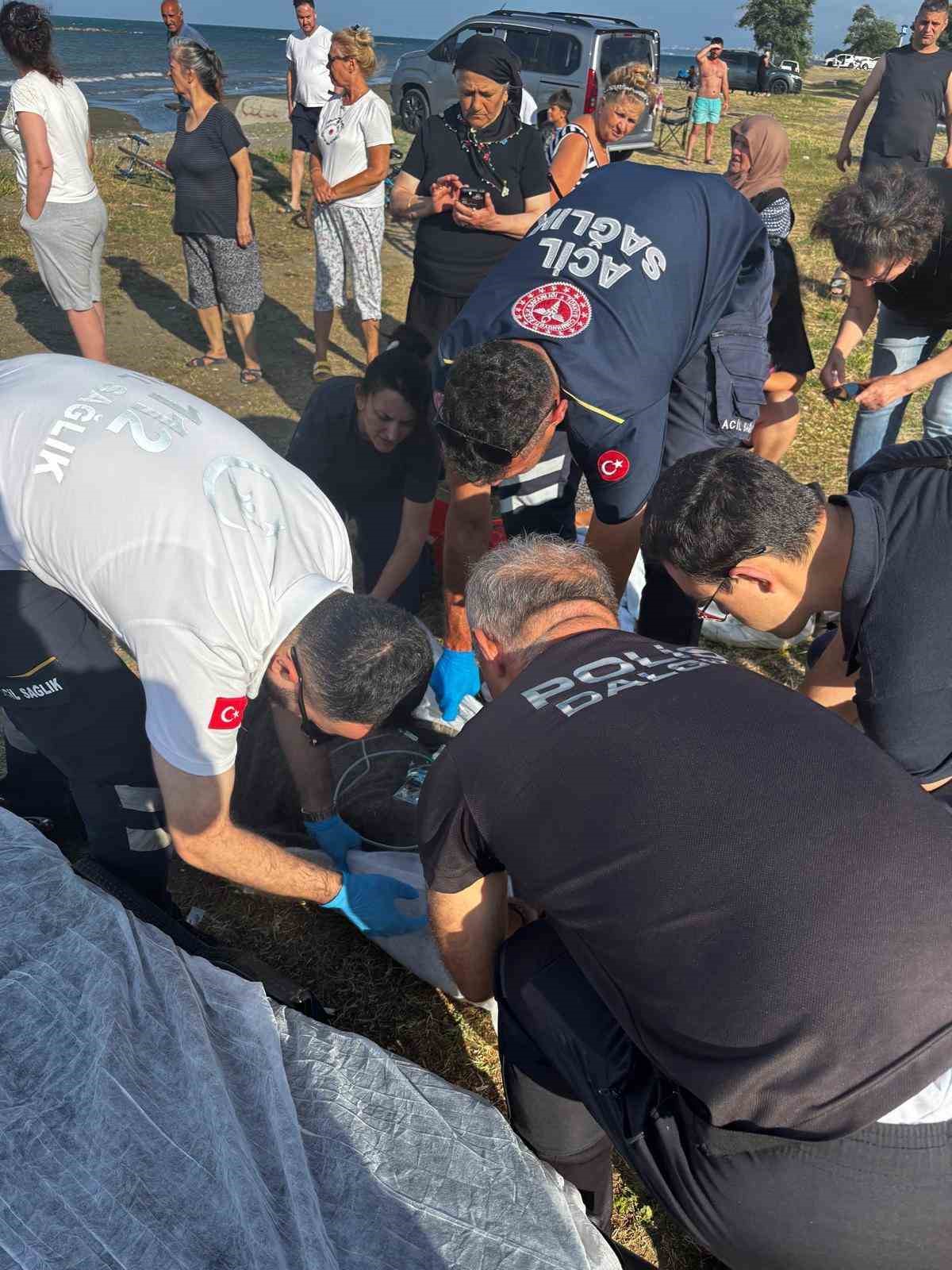 Samsun’da 3’ü çocuk 4 kişi boğulma tehlikesi geçirdi