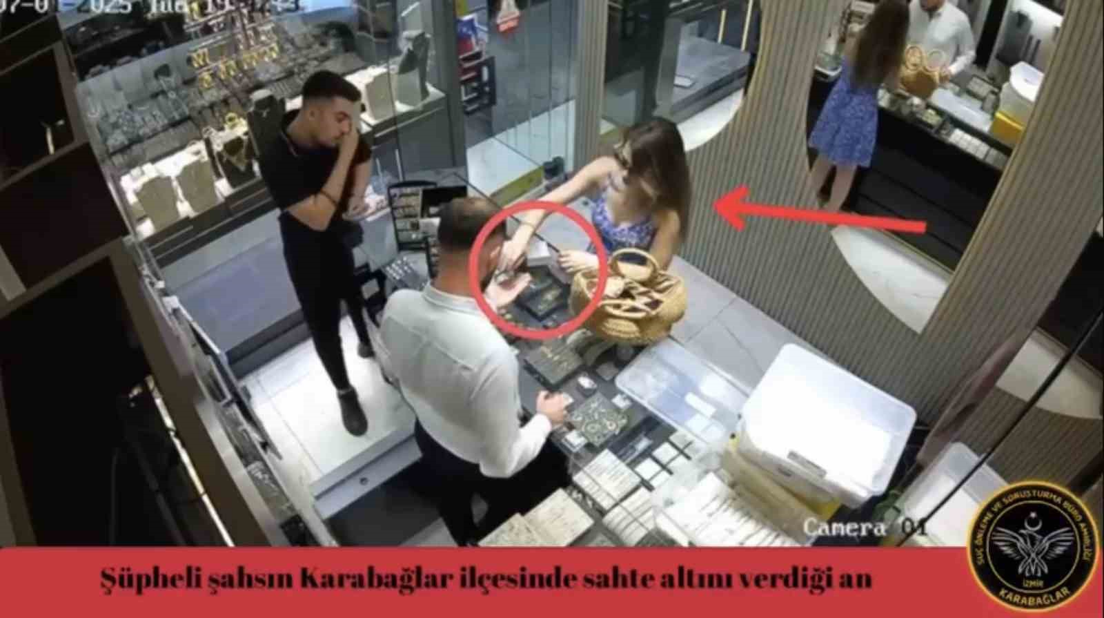 Sahte altın şebekesi İzmir polisine yakalandı