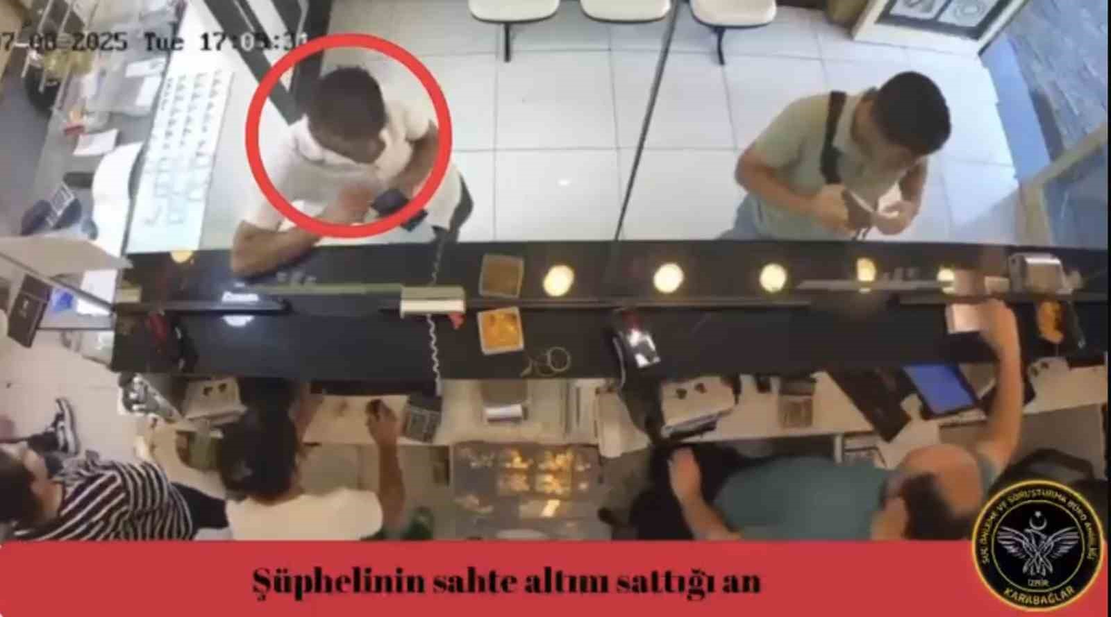 Sahte altın şebekesi İzmir polisine yakalandı