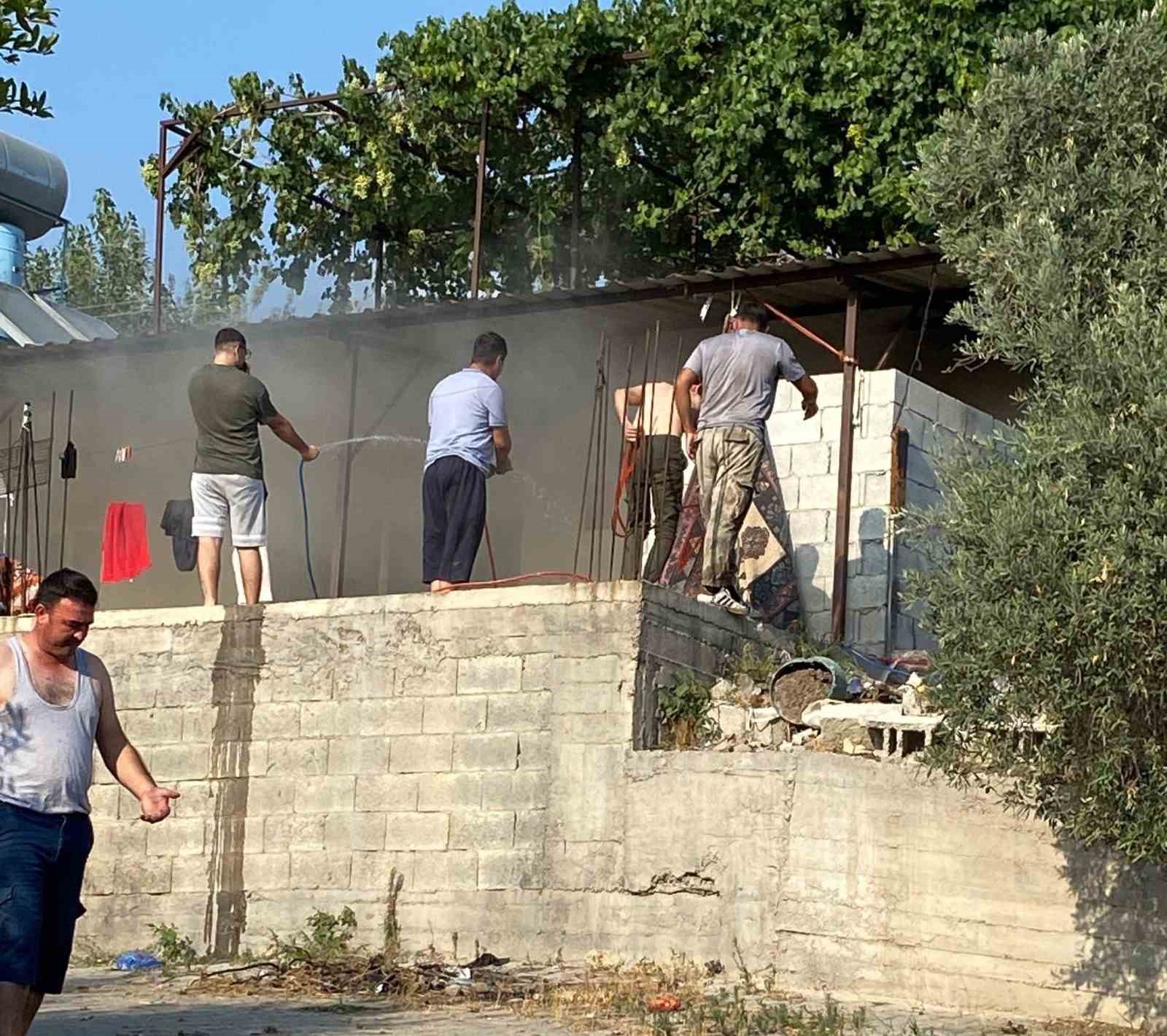 Osmaniye’de ev yangını