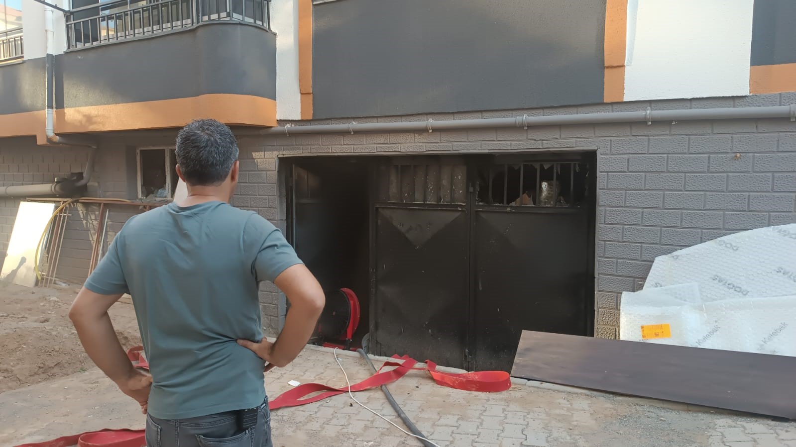 Malatya&rsquo;da depo yangını
