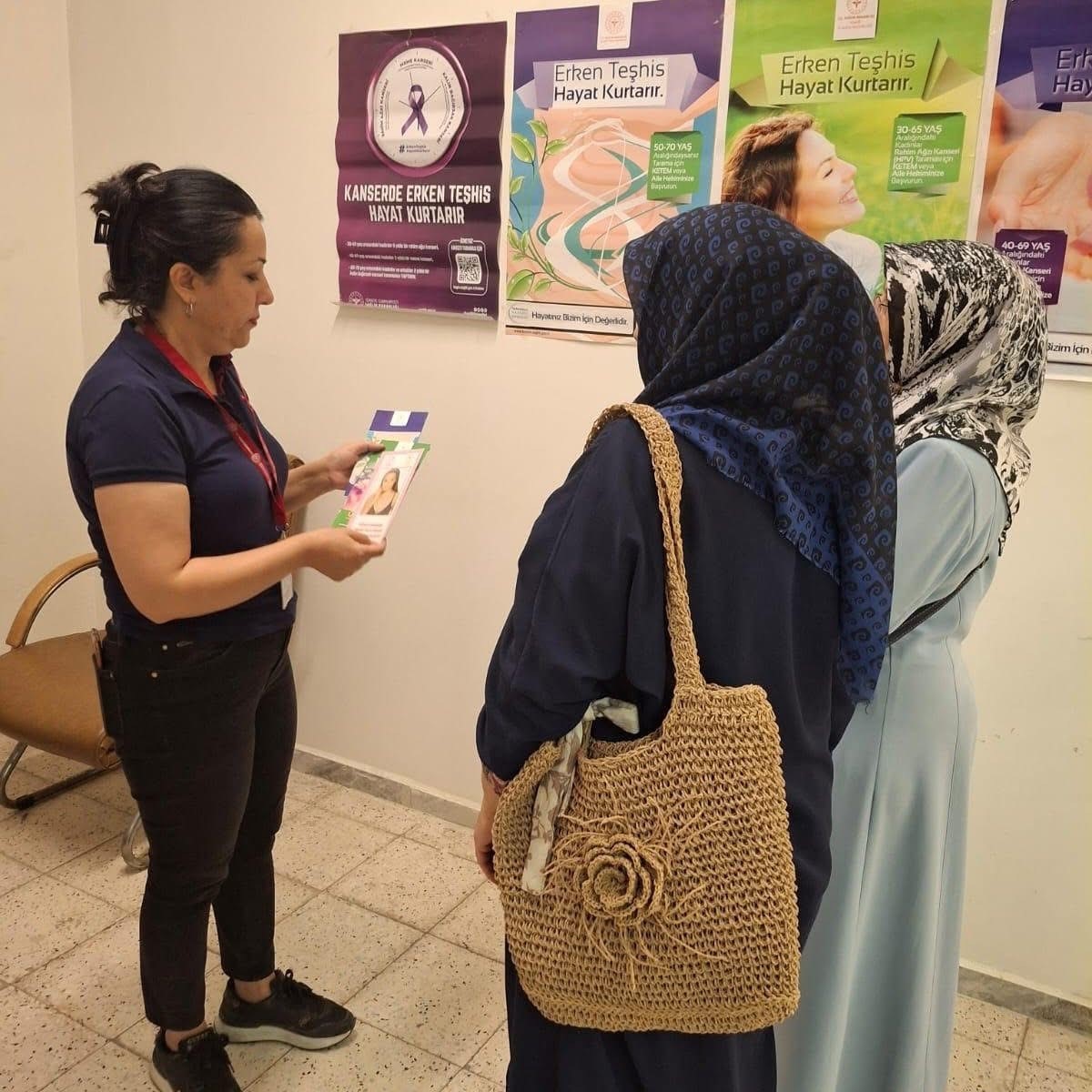 Elazığ’da kanser taraması hakkında bilgilendirme yapıldı