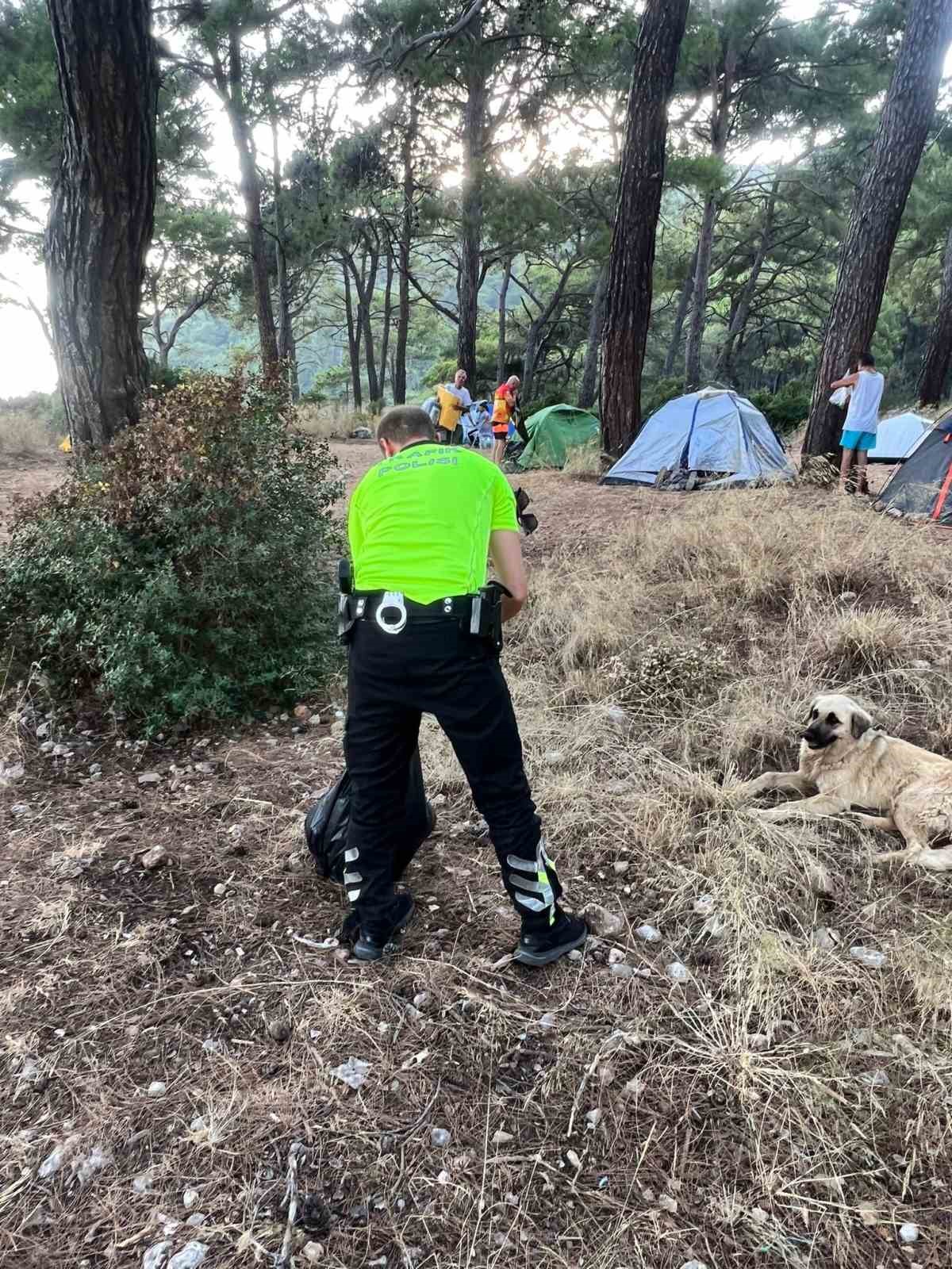 Akyaka&rsquo;da yangın farkındalığı ve &ccedil;evre temizliği etkinliği
