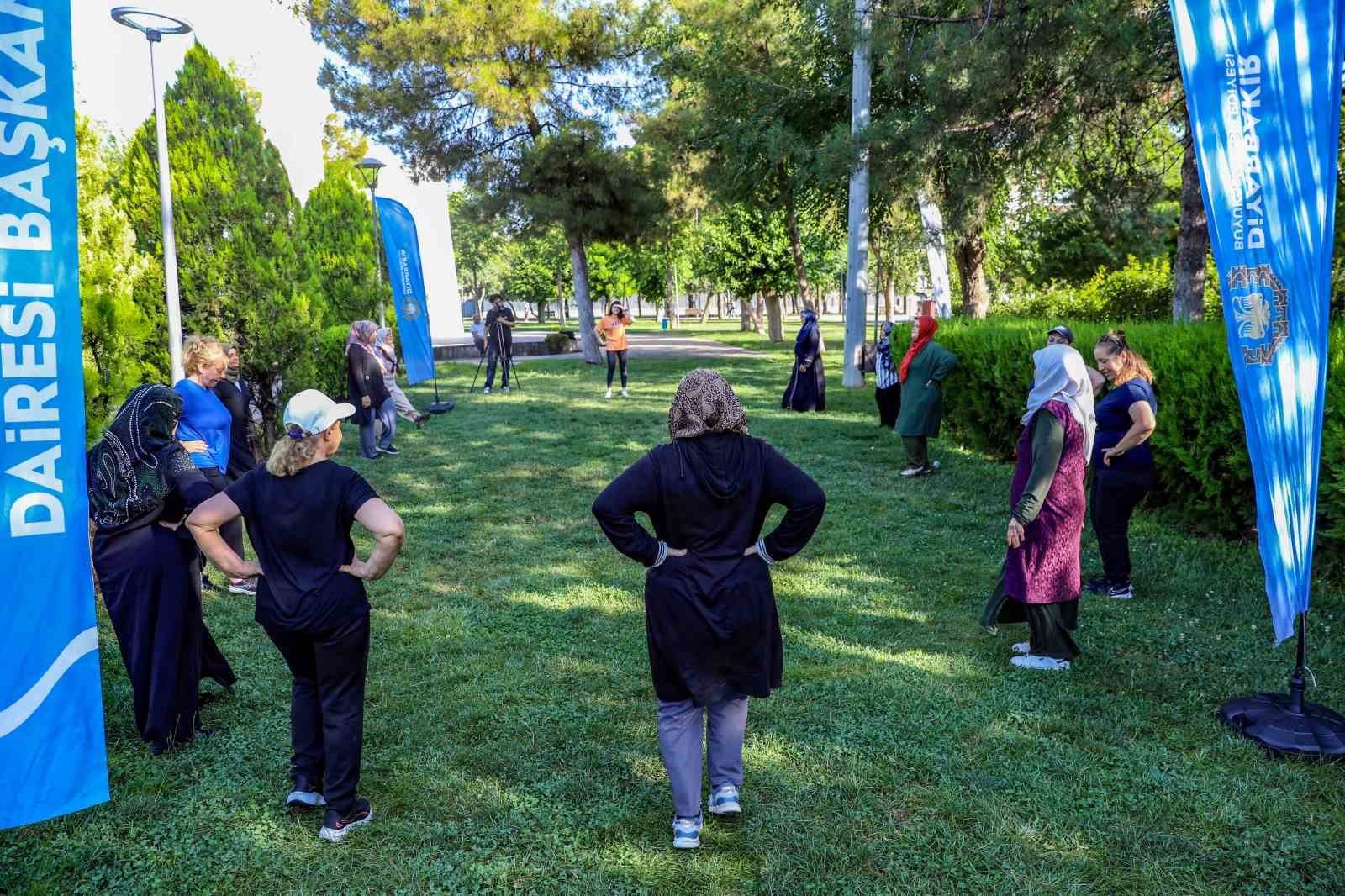 Vatandaşlara sabah sporları etkinliği