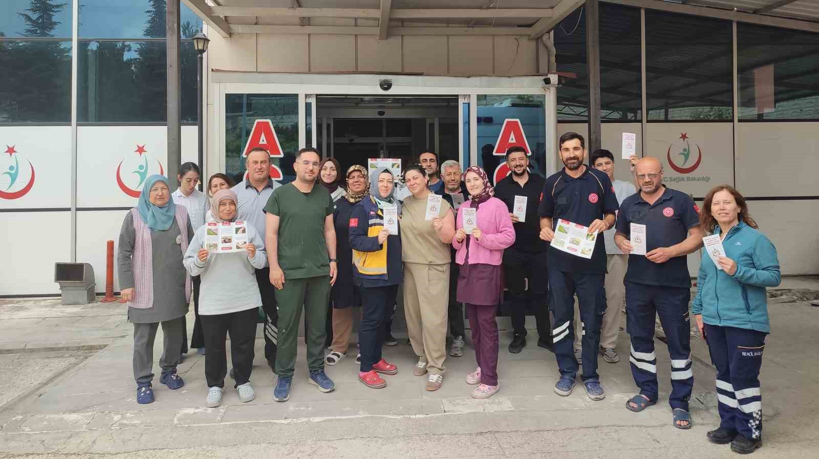 Hamamözü’nde kamu personeline kenelere karşı eğitim
