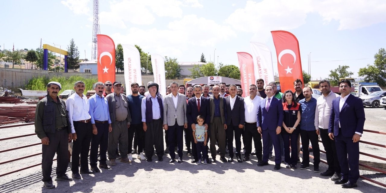 Şırnak’ta çiftçilere 3 milyon TL’lik makine ekipman desteği