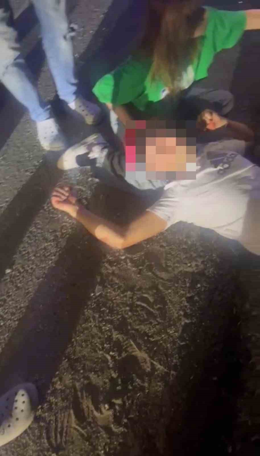 Tekirdağ’da feci kaza: Ağır yaralı arkadaşını dizine koyup bekledi