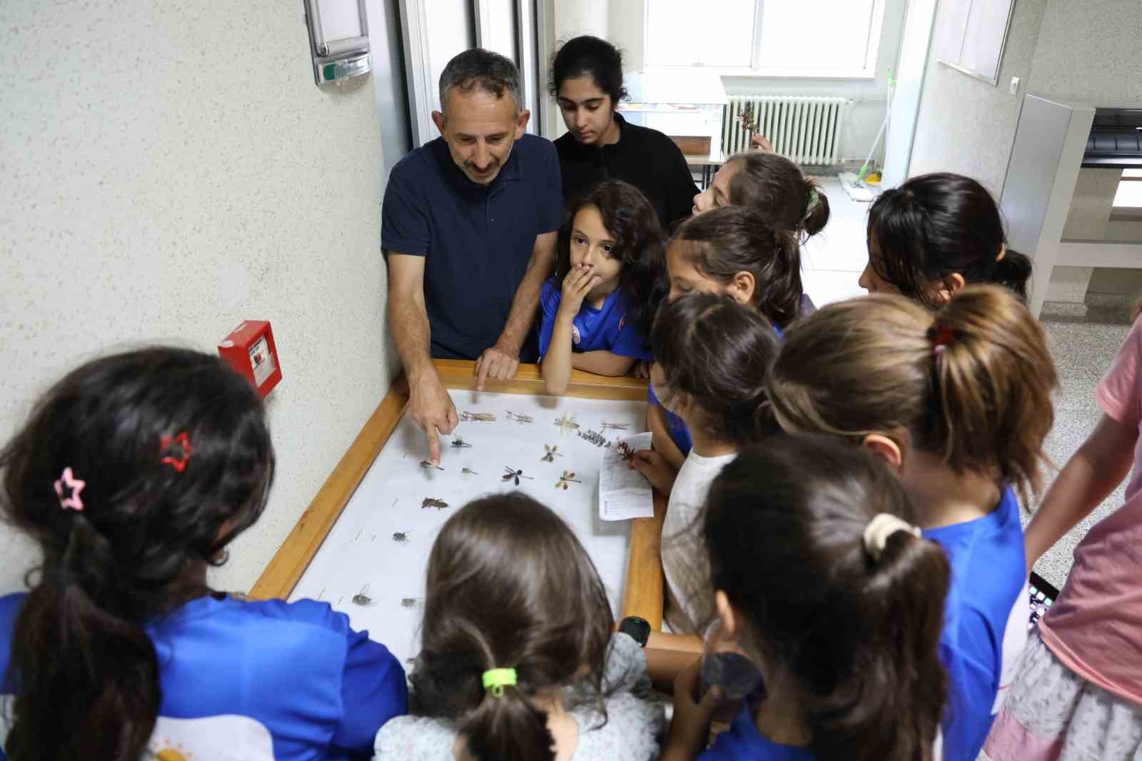 Botanik bahçesi öğrencilerin ilgisini çekti
