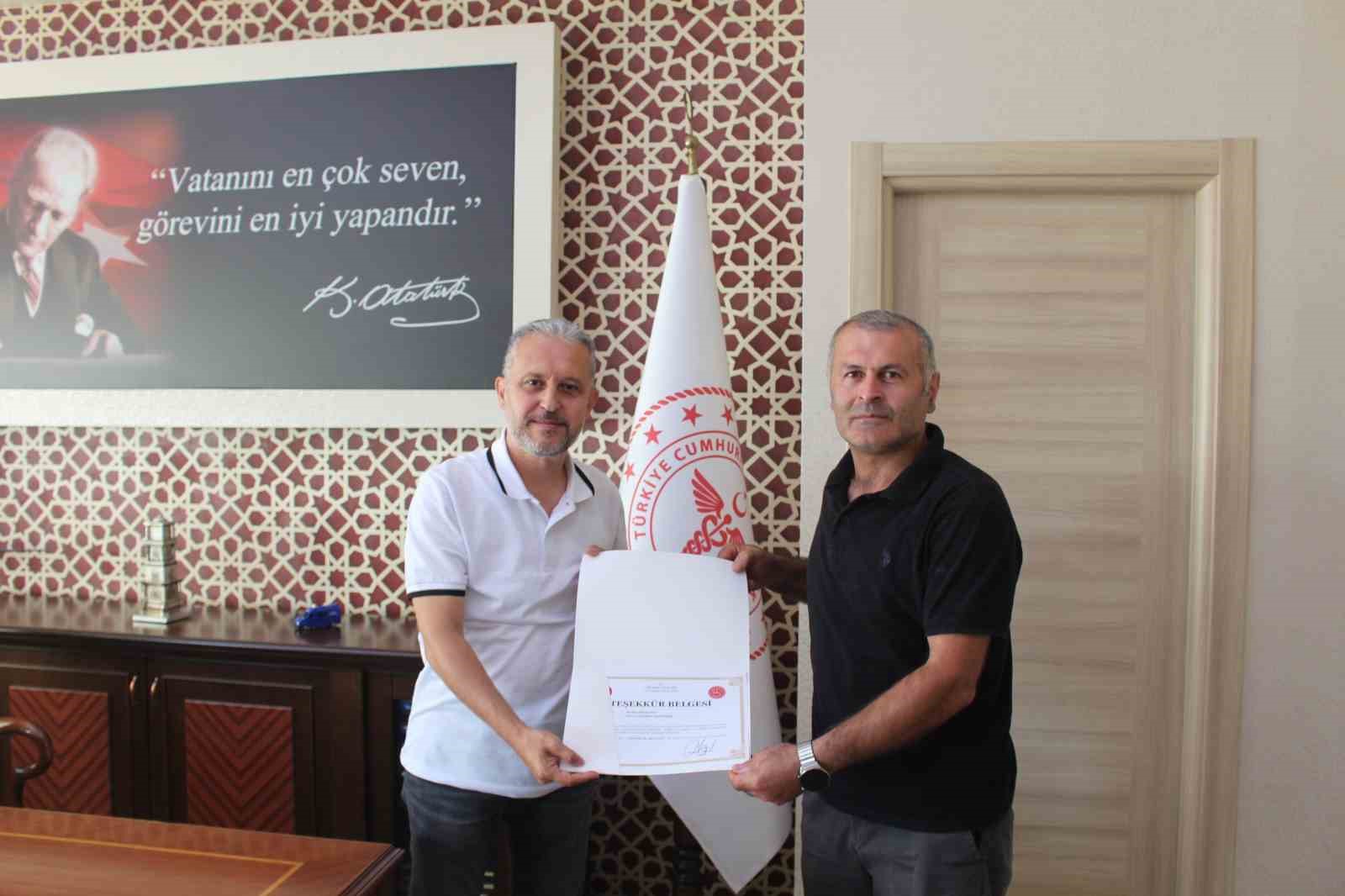 Film festivalinin sağlıkçılarına teşekkür