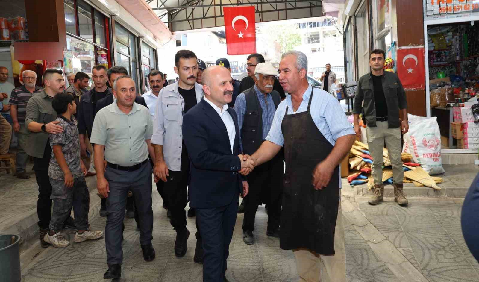 Vali Osman Varol, Besni esnafını ziyaret etti