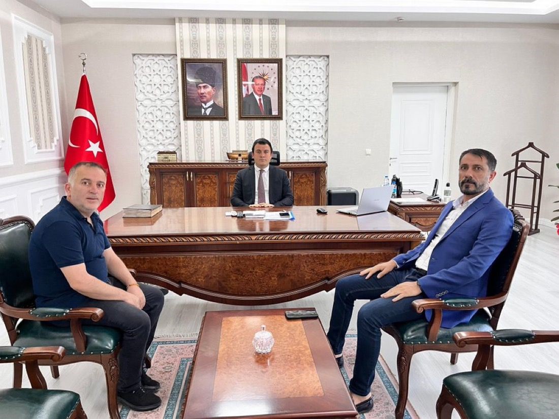 Patnos Gazeteciler Cemiyetinden Kaymakam Dertlioğlu’na Ziyaret