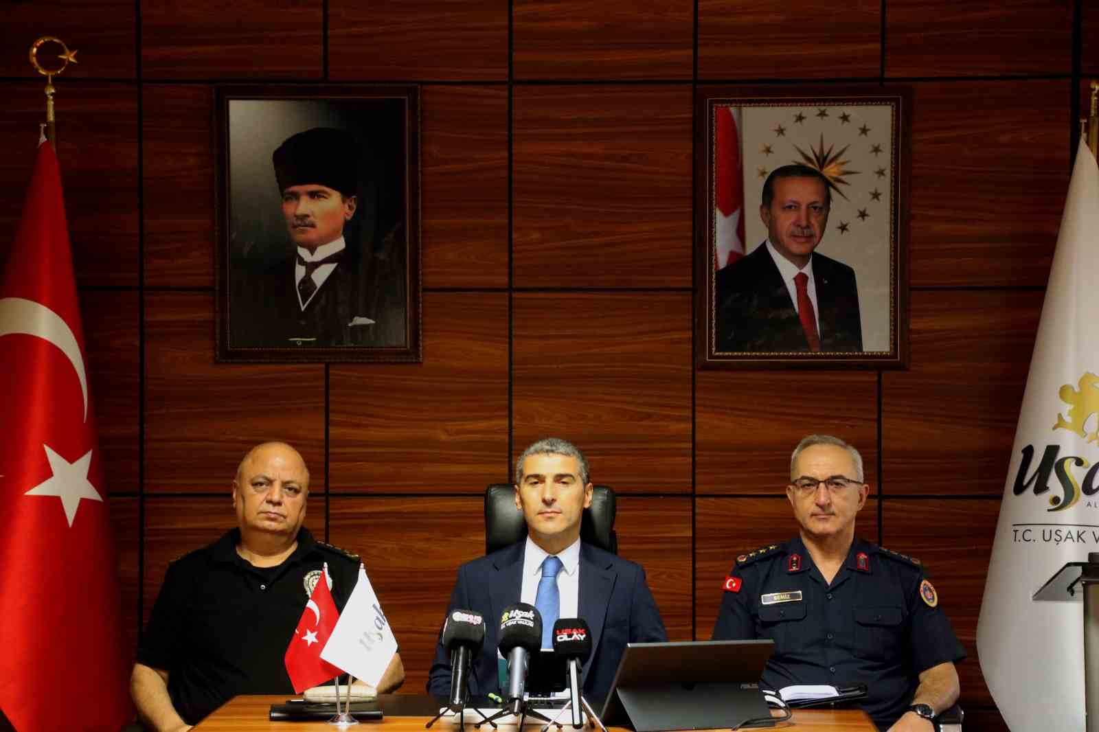 Uşak’ta yılın ilk 6 ayında hakkında kesinleşmiş hapis cezası bulunan 819 kişi yakalandı