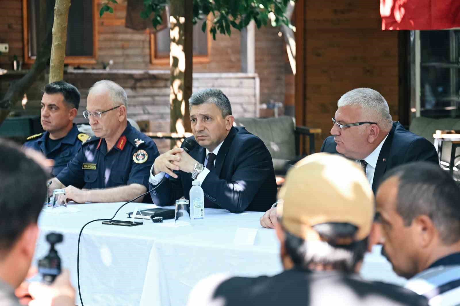 Vali Şahin: "Olimpos bölgesinde yasadışı hiçbir faaliyete izin vermeyeceğiz"