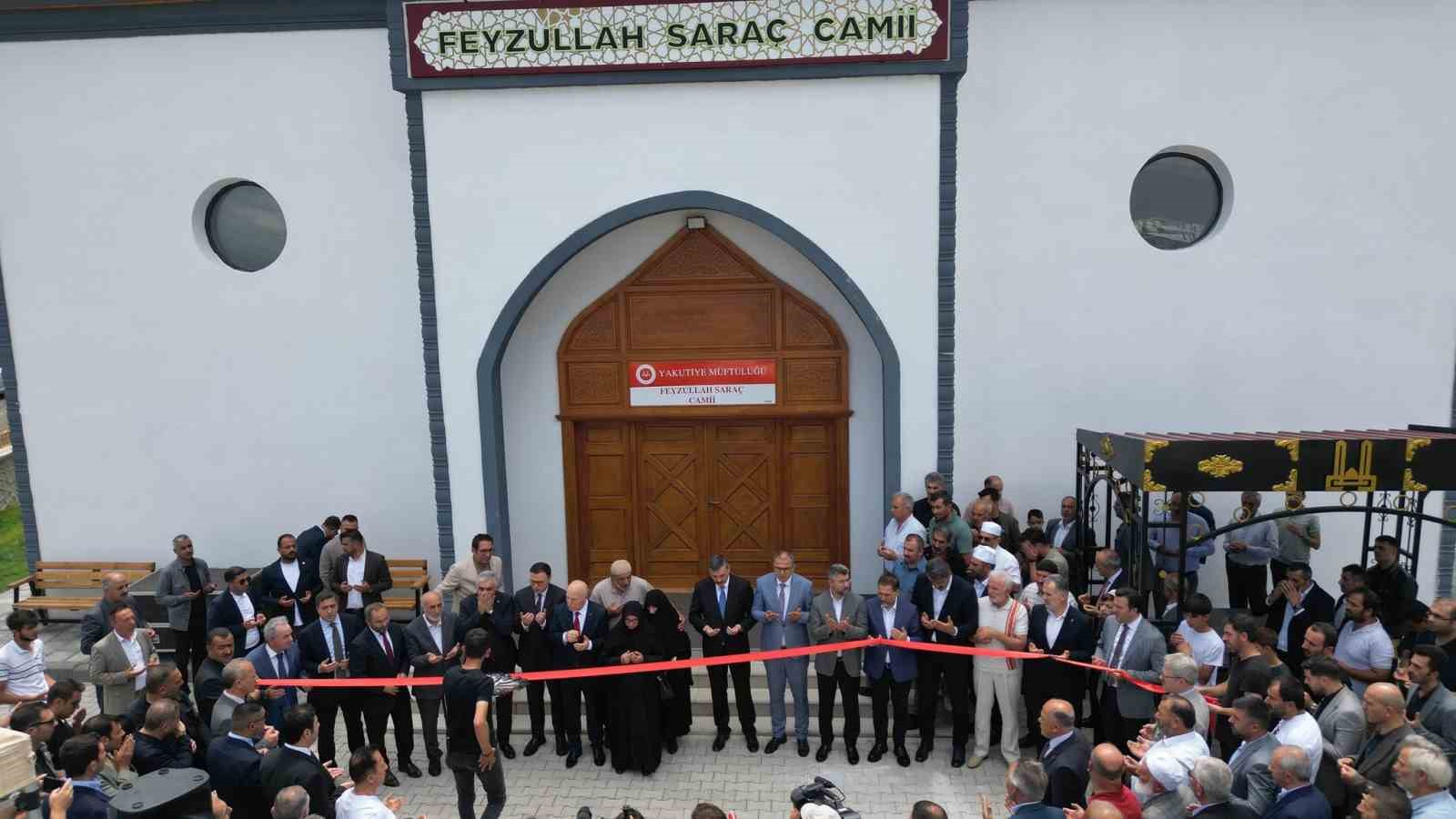 Feyzullah Saraç Cami ibadete açıldı