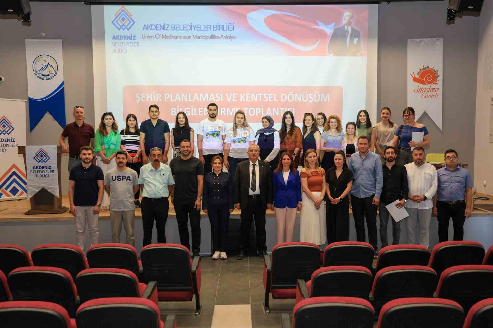 Çameli ‘Şehir Planlaması ve Kentsel Dönüşüm’ eğitimine ev sahipliği yaptı
