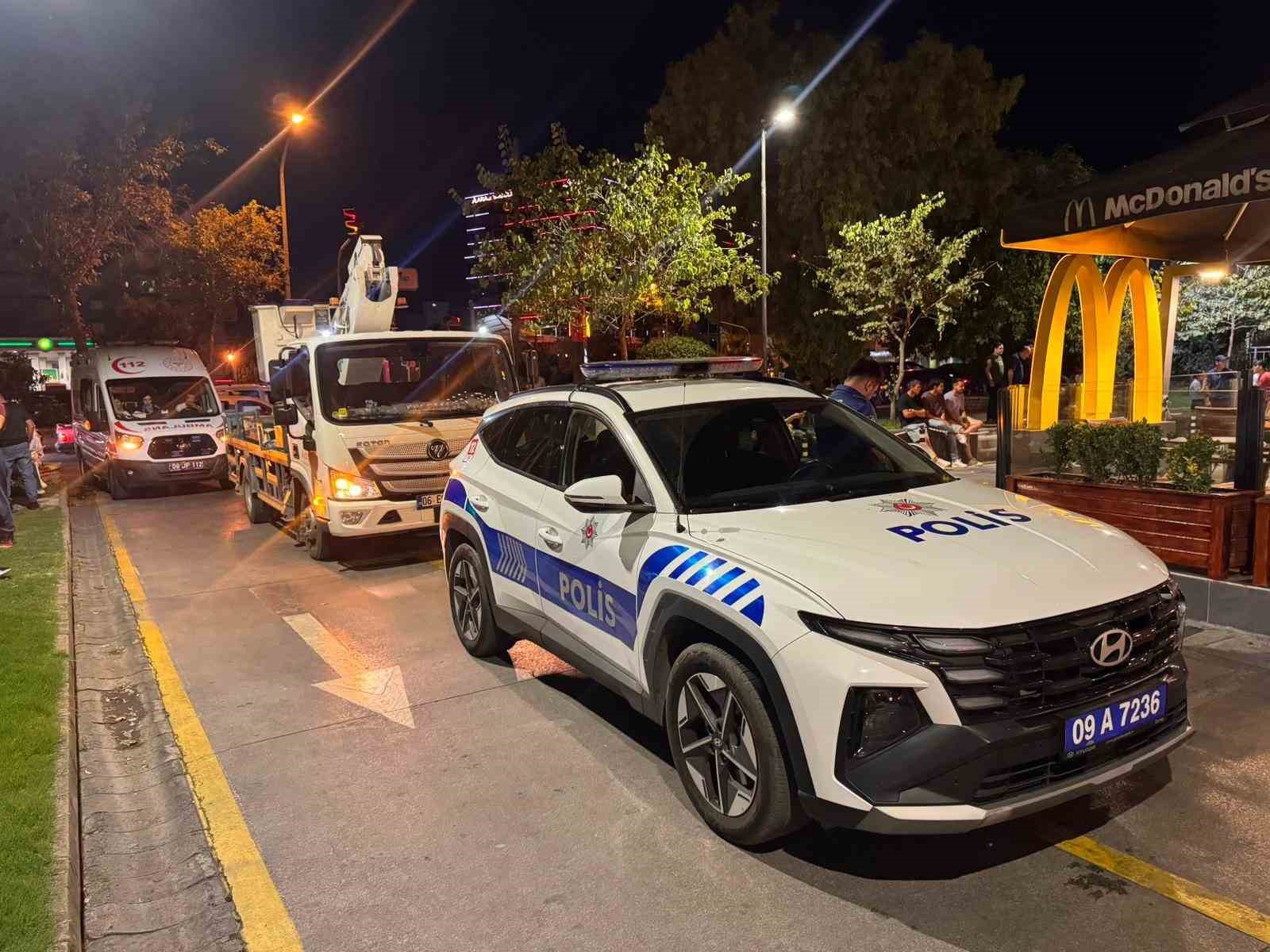 Mc Donald’s’da yangın paniği
