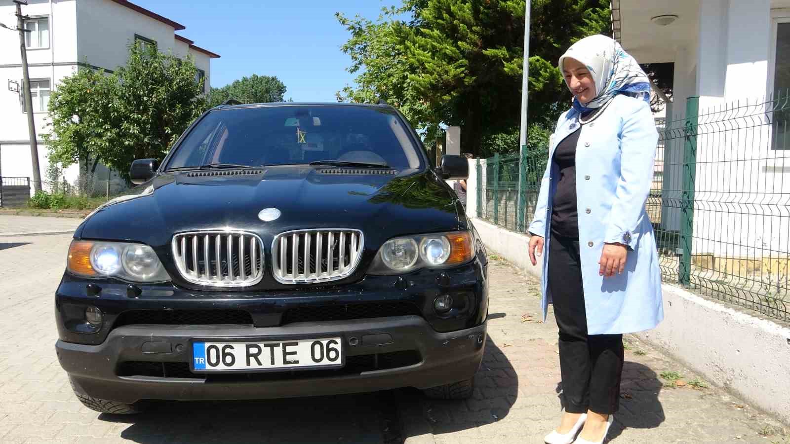 Bu araç yolda göreni şaşırtıyor: 06 RTE 06 Giresun’da