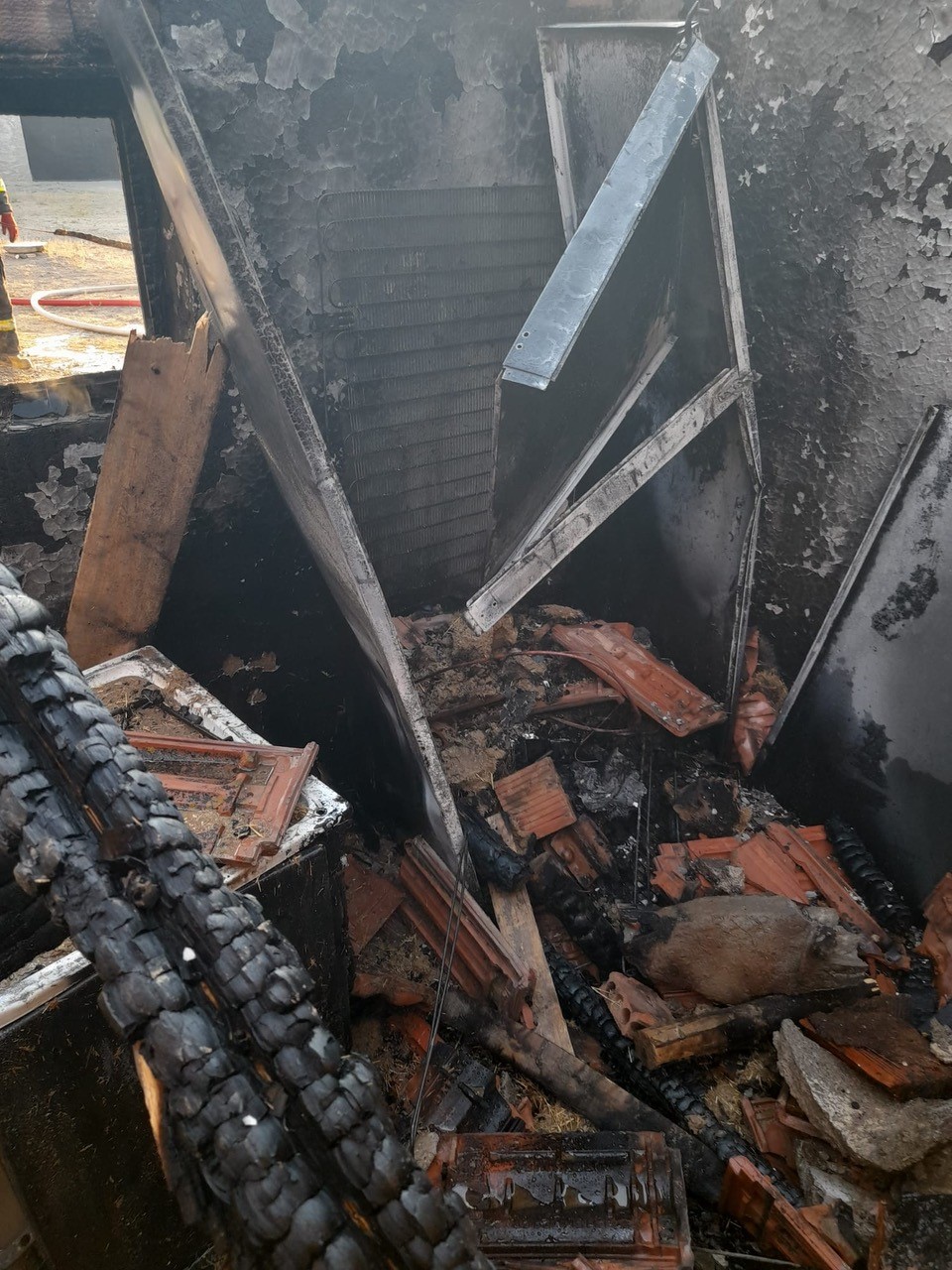 Kulu’da müstakil evin müştemilatında yangın