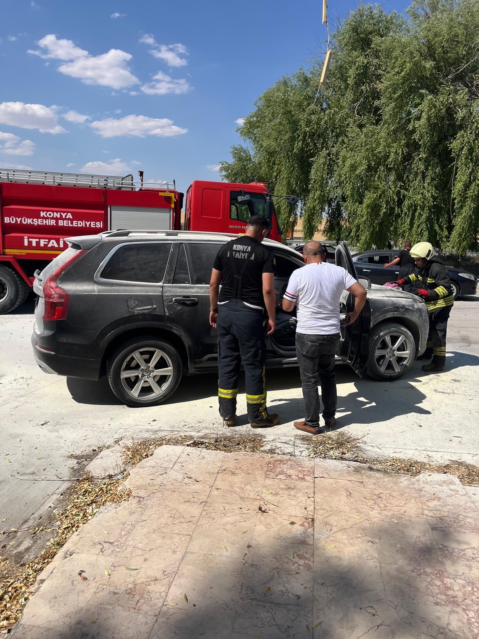 Seyir halindeki cipte yangın paniği