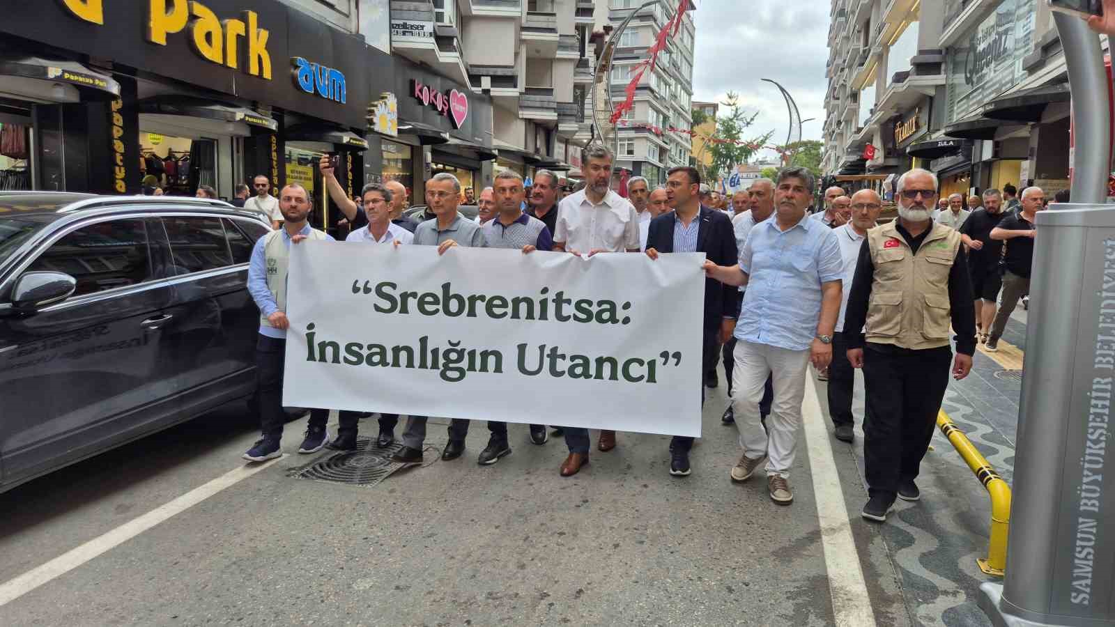 &rsquo;Srebrenitsa Katliamı&rsquo; Samsun&rsquo;da kınandı
