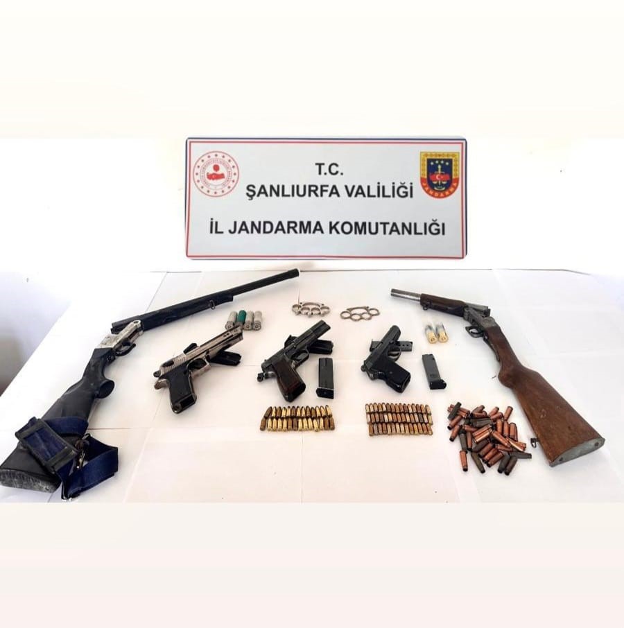 Şanlıurfa&rsquo;da silah ka&ccedil;ak&ccedil;ılığı operasyonu: 10 g&ouml;zaltı

