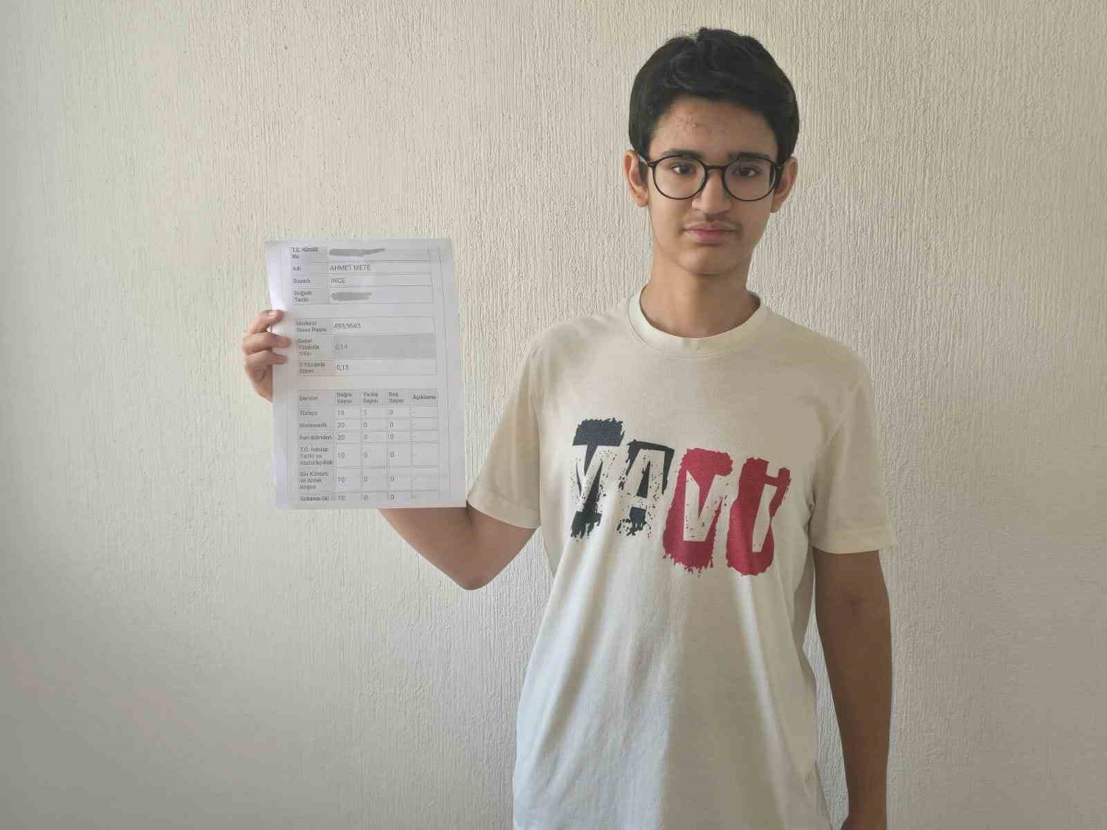 Tek yanlışla Türkiye birinciliğini kaçırdı