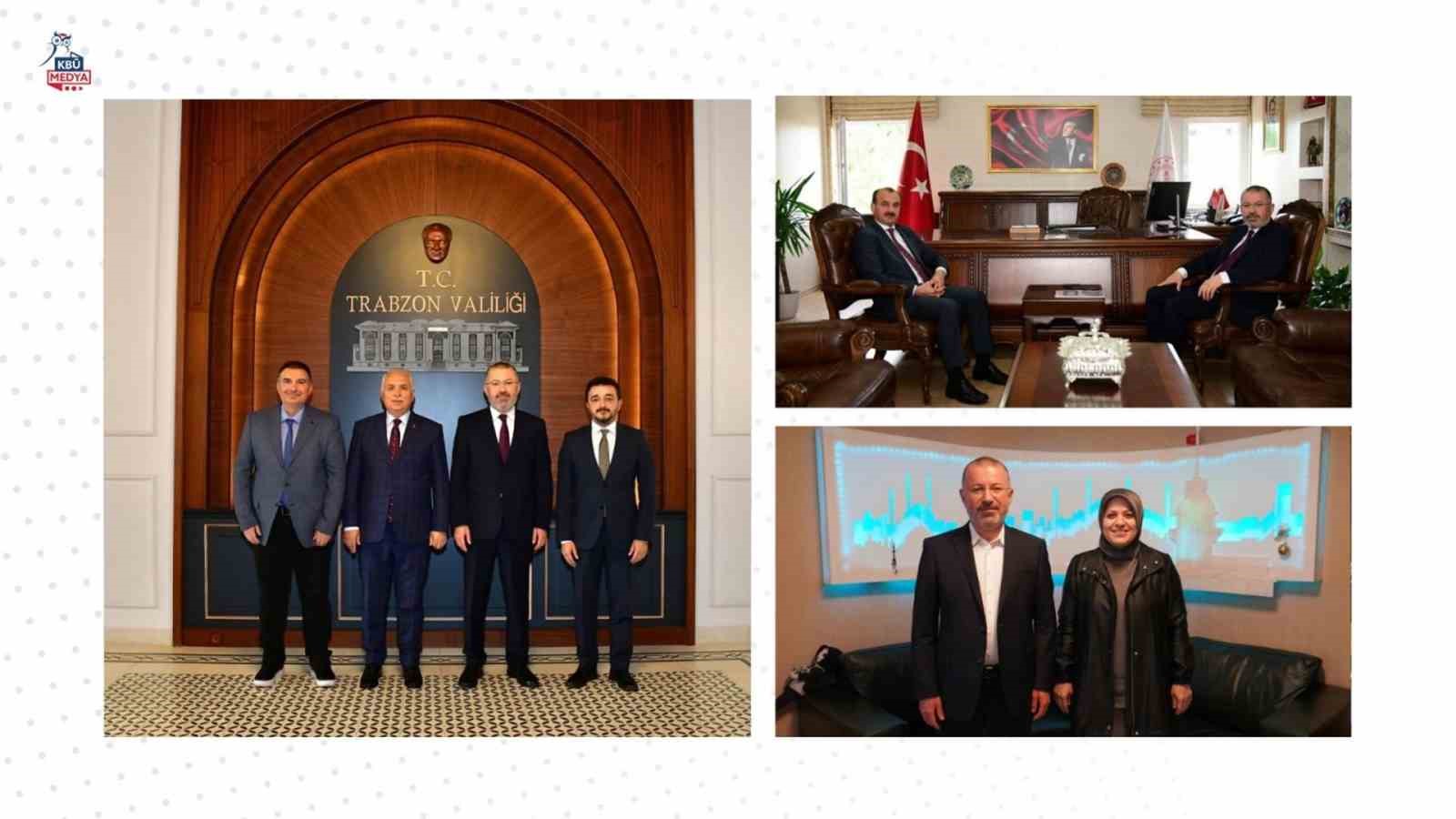 Rektör Kırışık, Trabzon’da Sosyalfest 2025 için görüşmeler gerçekleştirdi