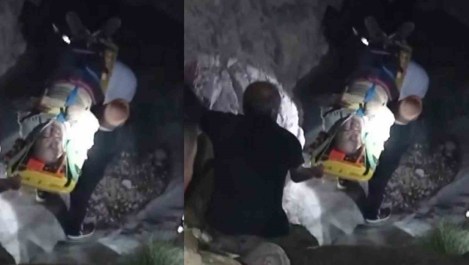 Kayalıklardan düşen 1 kişi hayatını kaybetti