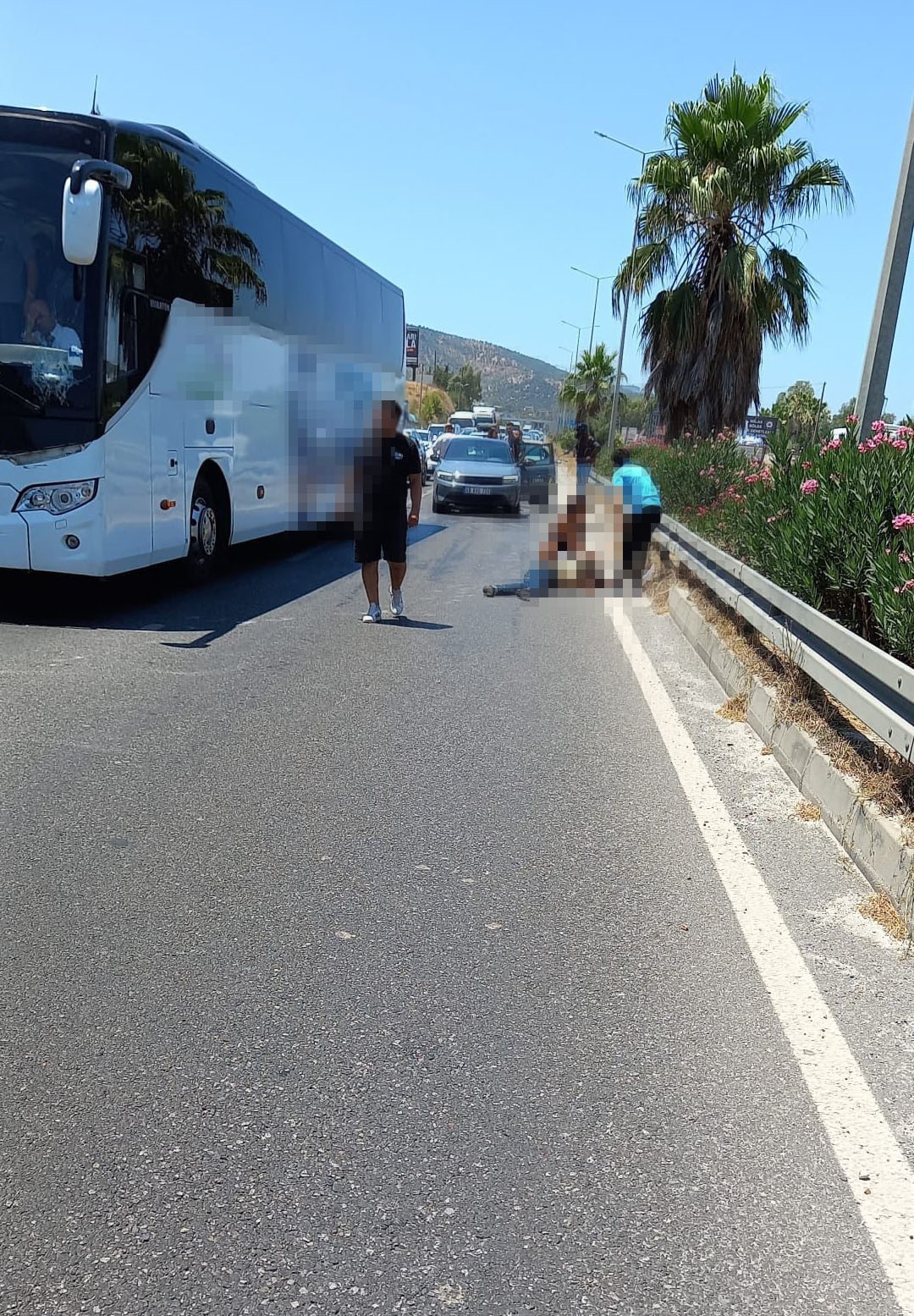 Milas’ta otobanda otobüsün çarptığı yaya hayatını kaybetti