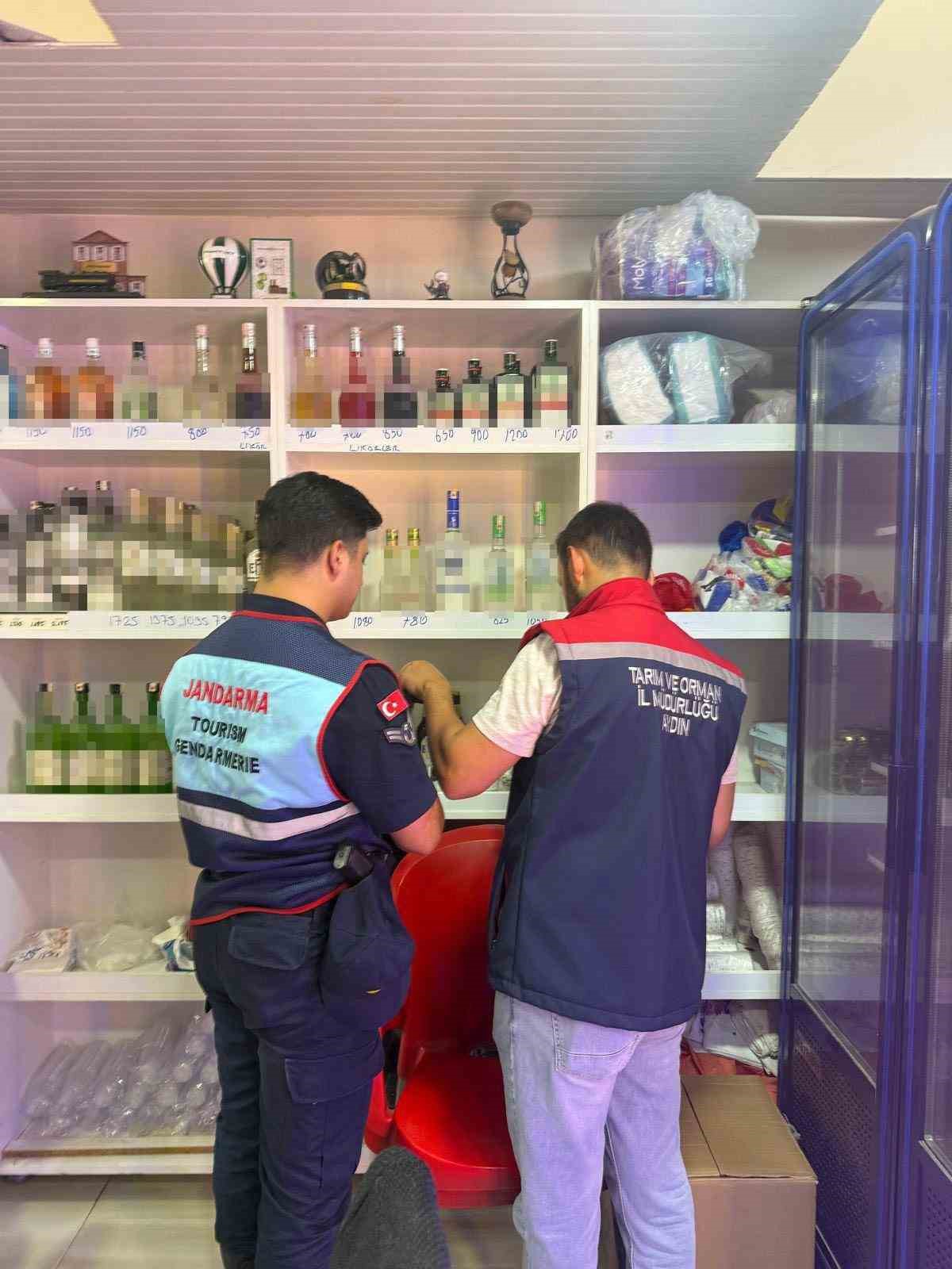 Didim&rsquo;de jandarma ve belediyeden işletmelere sıkı denetim
