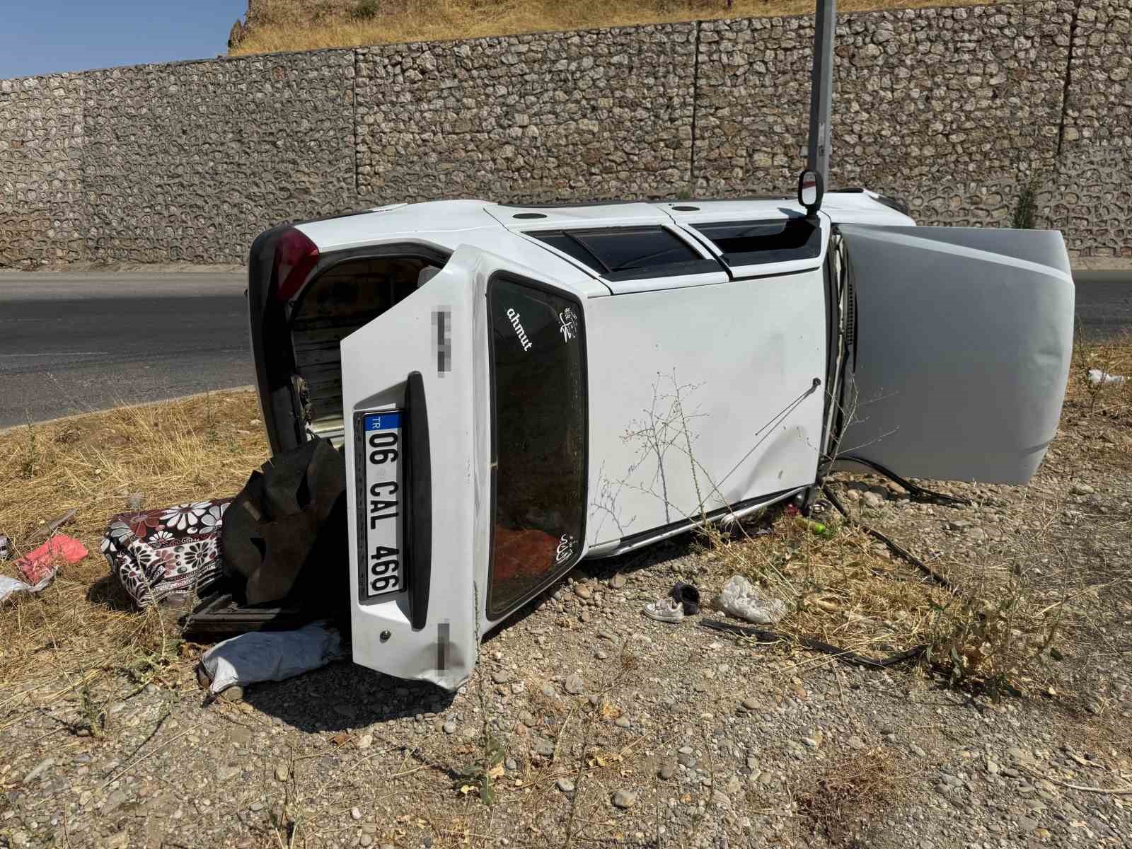 Batman&rsquo;da piknik yolunda kaza: 5 yaralı
