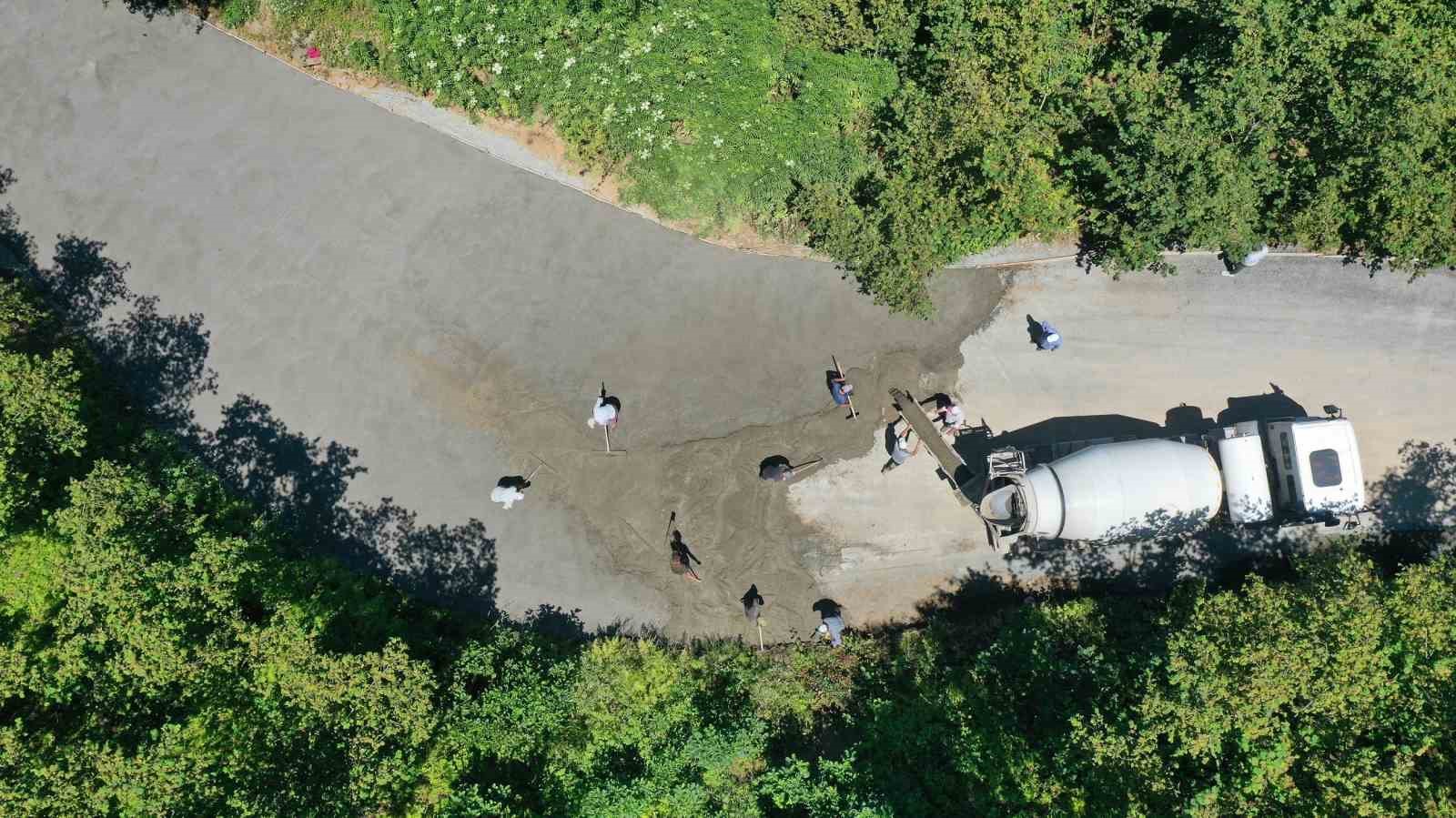 Ordu&rsquo;da mahalle yolları beton yol konforu ile buluşuyor
