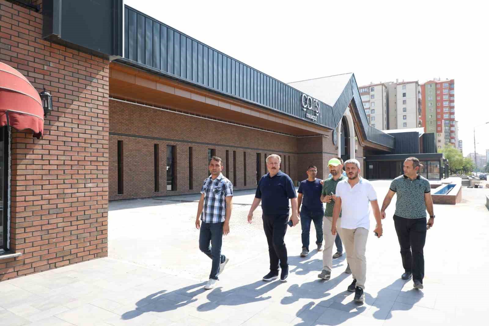 Çarşı Melikgazi çevre düzenlemesinde son aşamaya gelindi