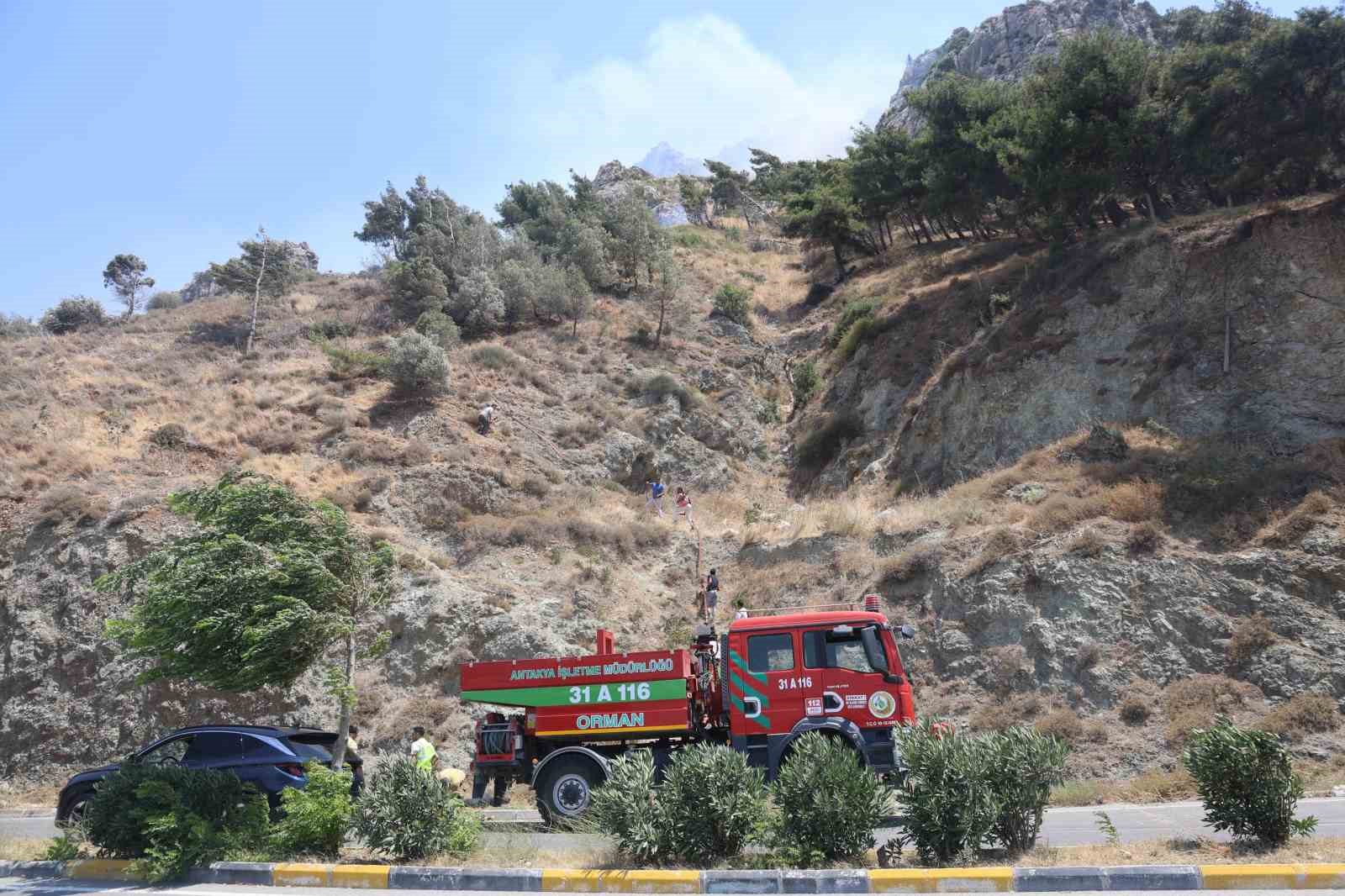 Hatay&rsquo;da orman yangını
