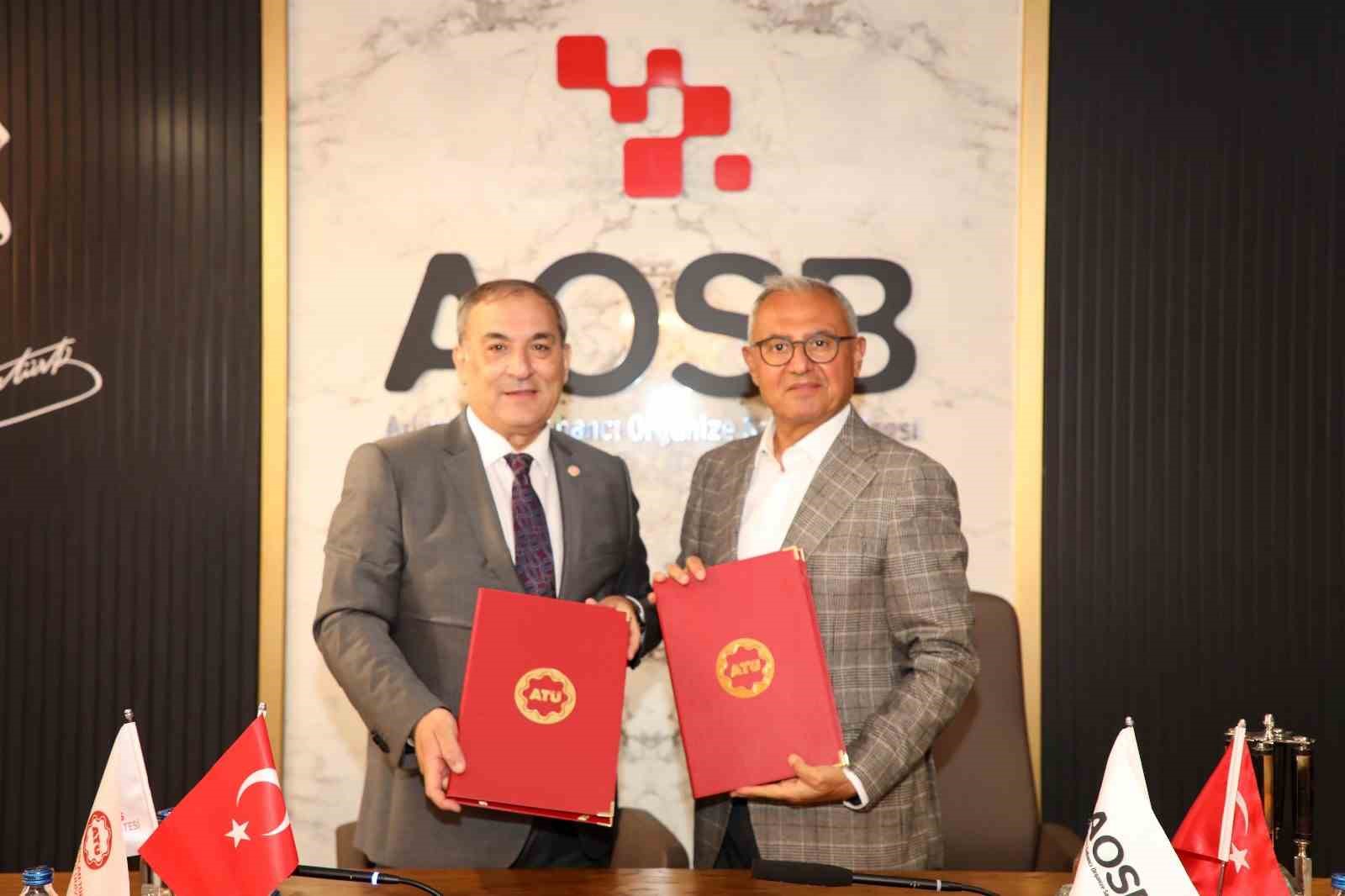 AOSB’nin vizyonu ATÜ’nün bilimsel gücüyle buluştu