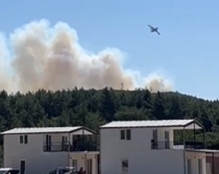 Urla’daki yangın kontrol altına alındı