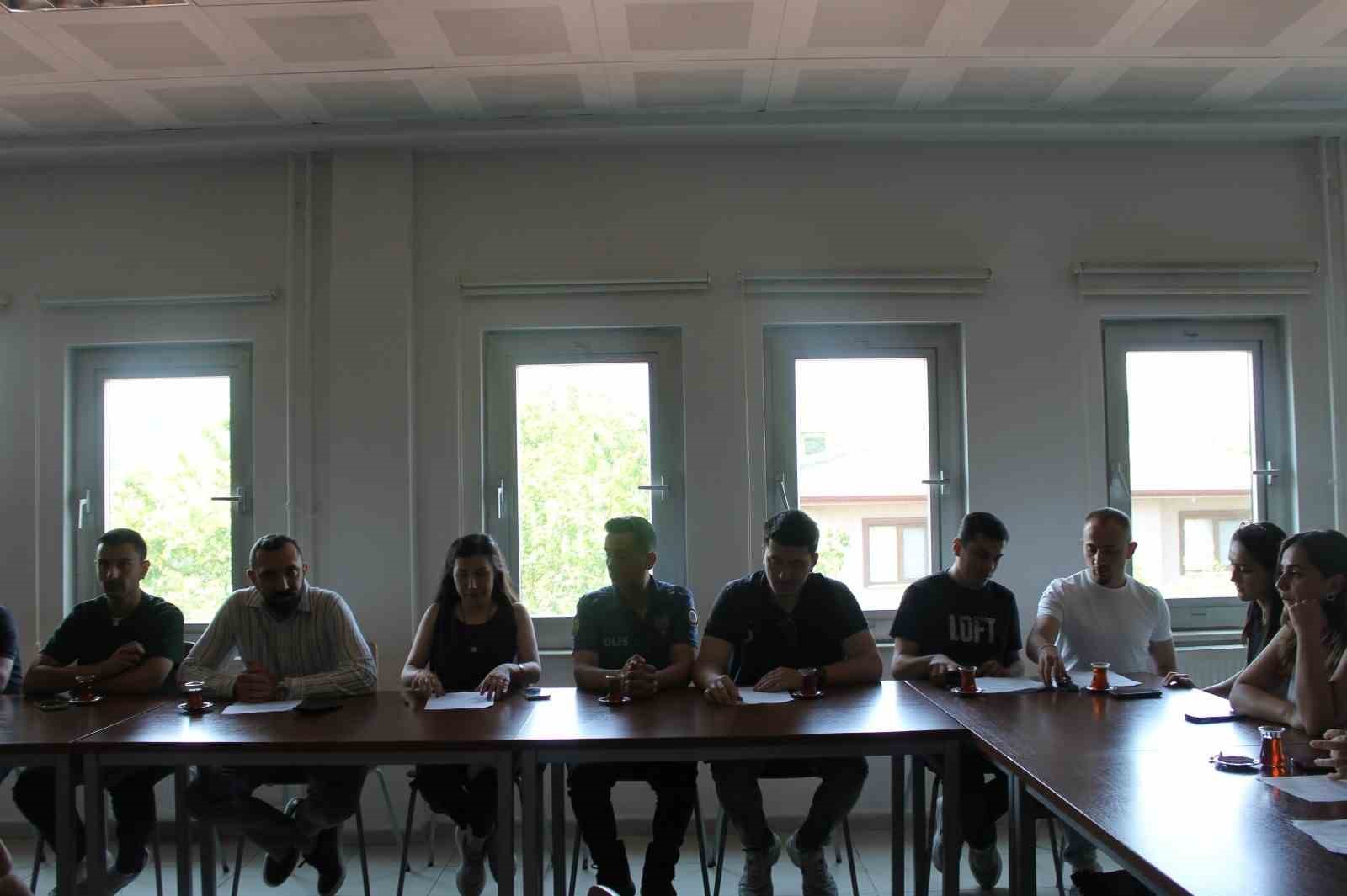 Afet ve acil durumlara hazırlık yaptılar