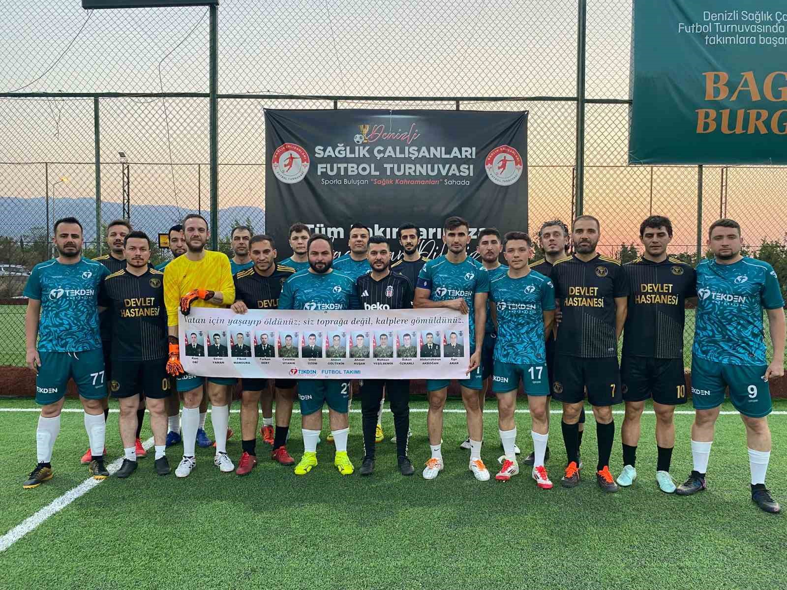 Şehitleri unutmadılar sadece galibiyet değil gönülleri de aldılar