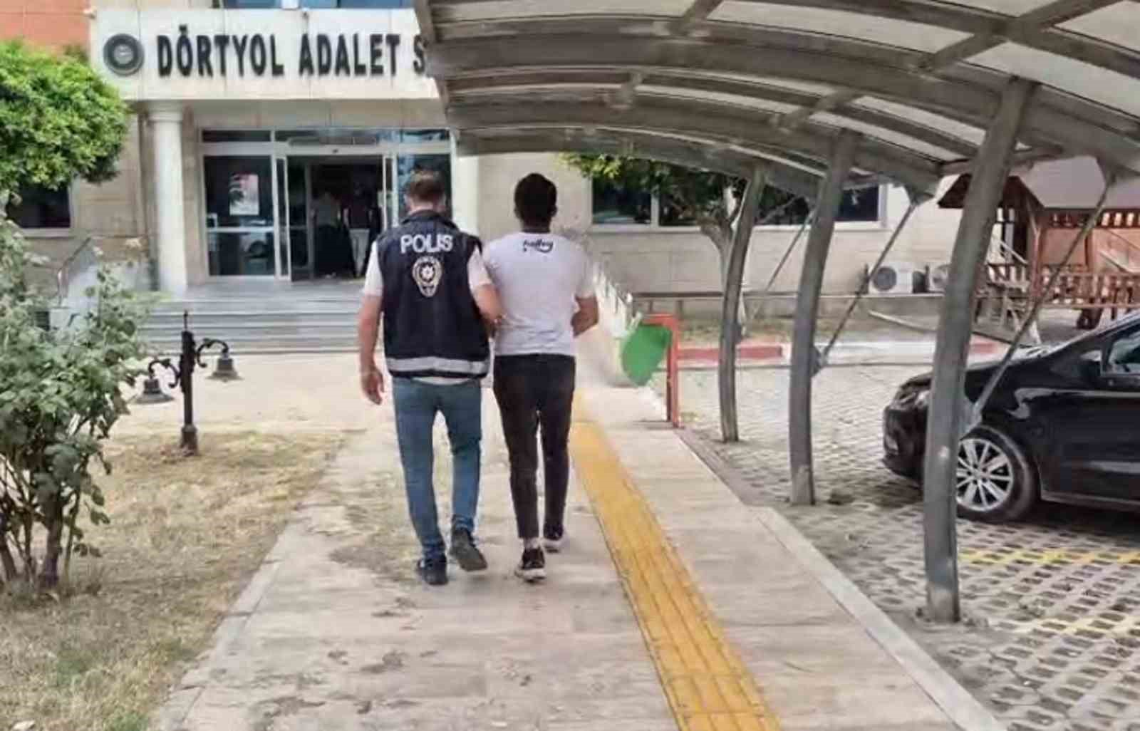 Dörtyol’da hırsızlık şüphelisi şahıs yakalandı