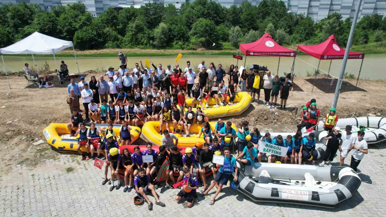 Giresun’da düzenlenen Rafting Türkiye Şampiyonası sona erdi